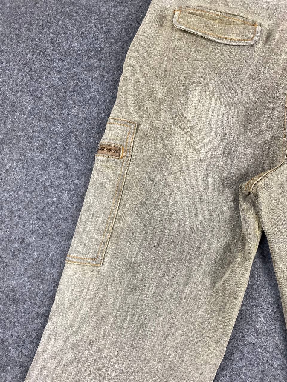 Japanese Brand vintage japanese brands cargo flare bootcut denim Size US 31 - 5 Thumbnail