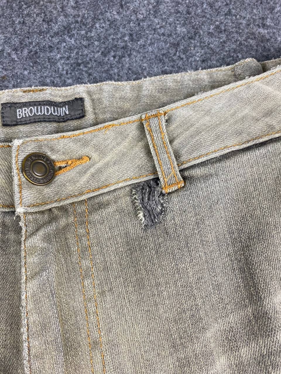 Japanese Brand vintage japanese brands cargo flare bootcut denim Size US 31 - 10 Thumbnail