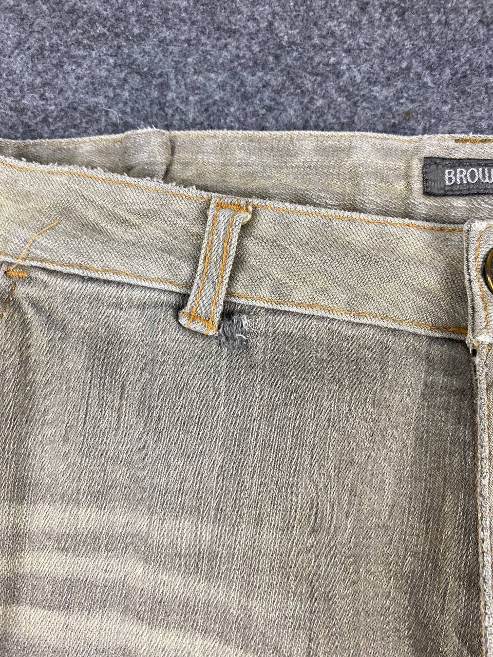 Japanese Brand vintage japanese brands cargo flare bootcut denim Size US 31 - 11 Thumbnail