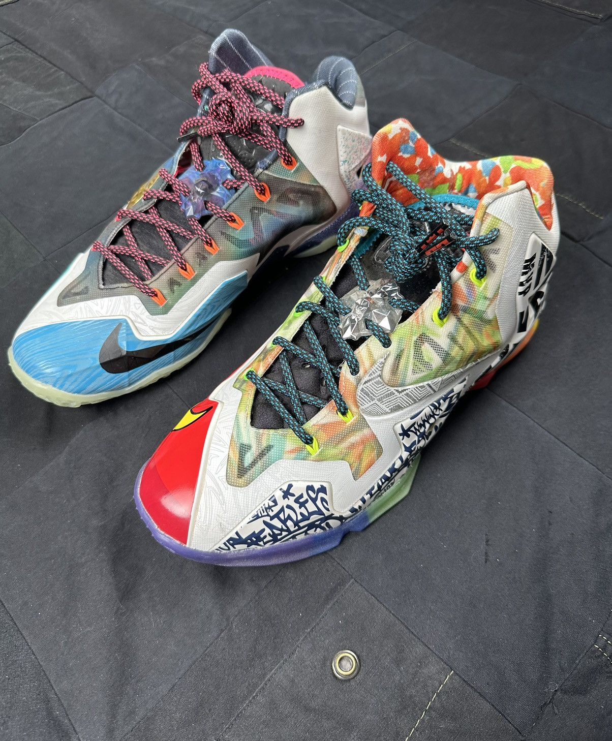 image of Nike What The Lebron 11 Shoes, Men's (Size 9.5)