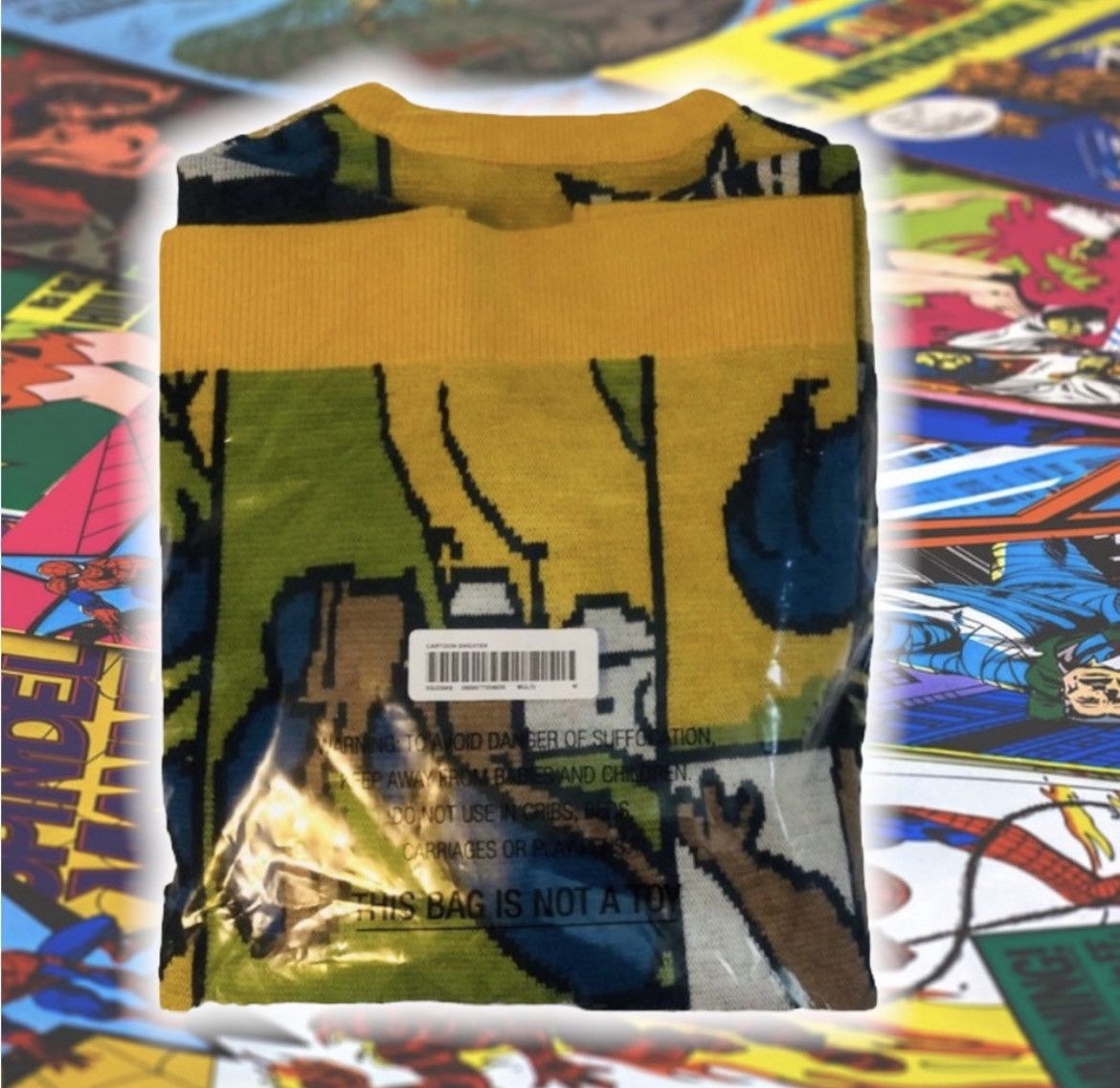 Cartoon Network × Supreme 🆕 Supreme®/ Cartoon Sweater 🦁 Size US M / EU 48-50 / 2 - 3 Thumbnail