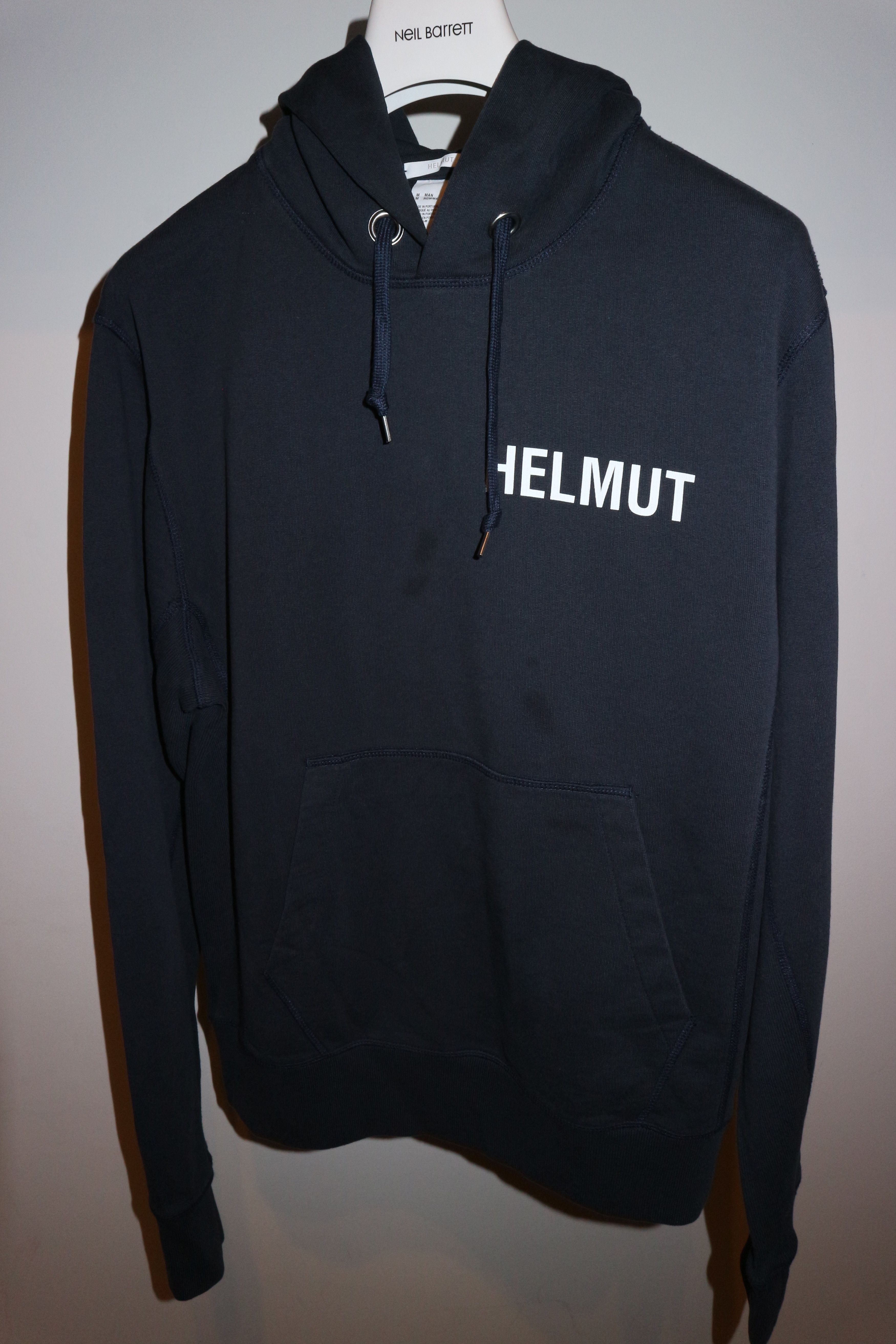 Helmut Lang glow in the dark logo hoodie Size US XL / EU 56 / 4 - 8 Thumbnail