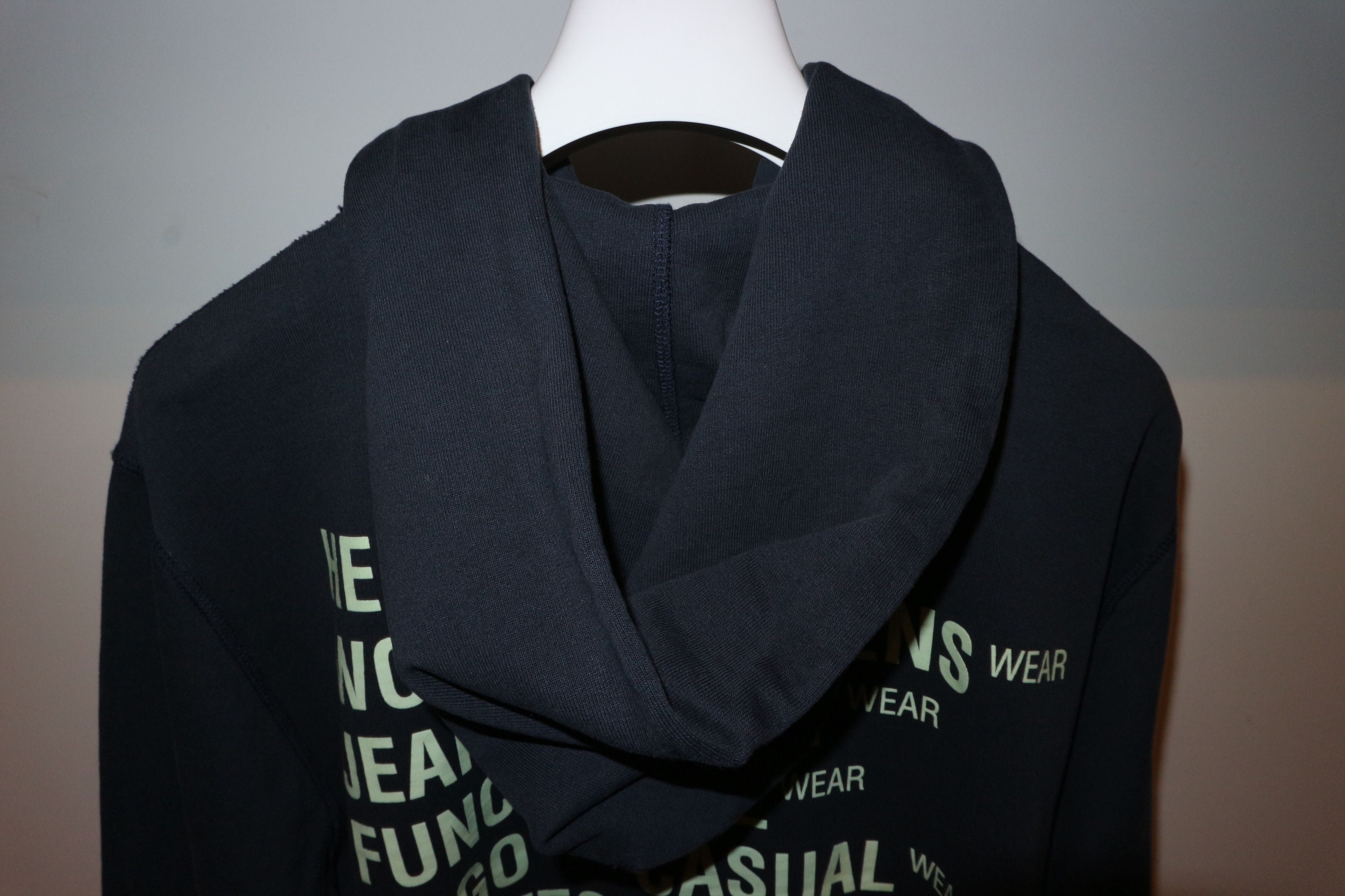 Helmut Lang glow in the dark logo hoodie Size US XL / EU 56 / 4 - 6 Thumbnail