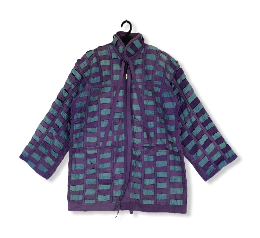 Japanese Brand × Vintage RARE VINTAGE CROSS PATTERN REVERSIBLE JACKET Size US L / EU 52-54 / 3 - 1 Thumbnail