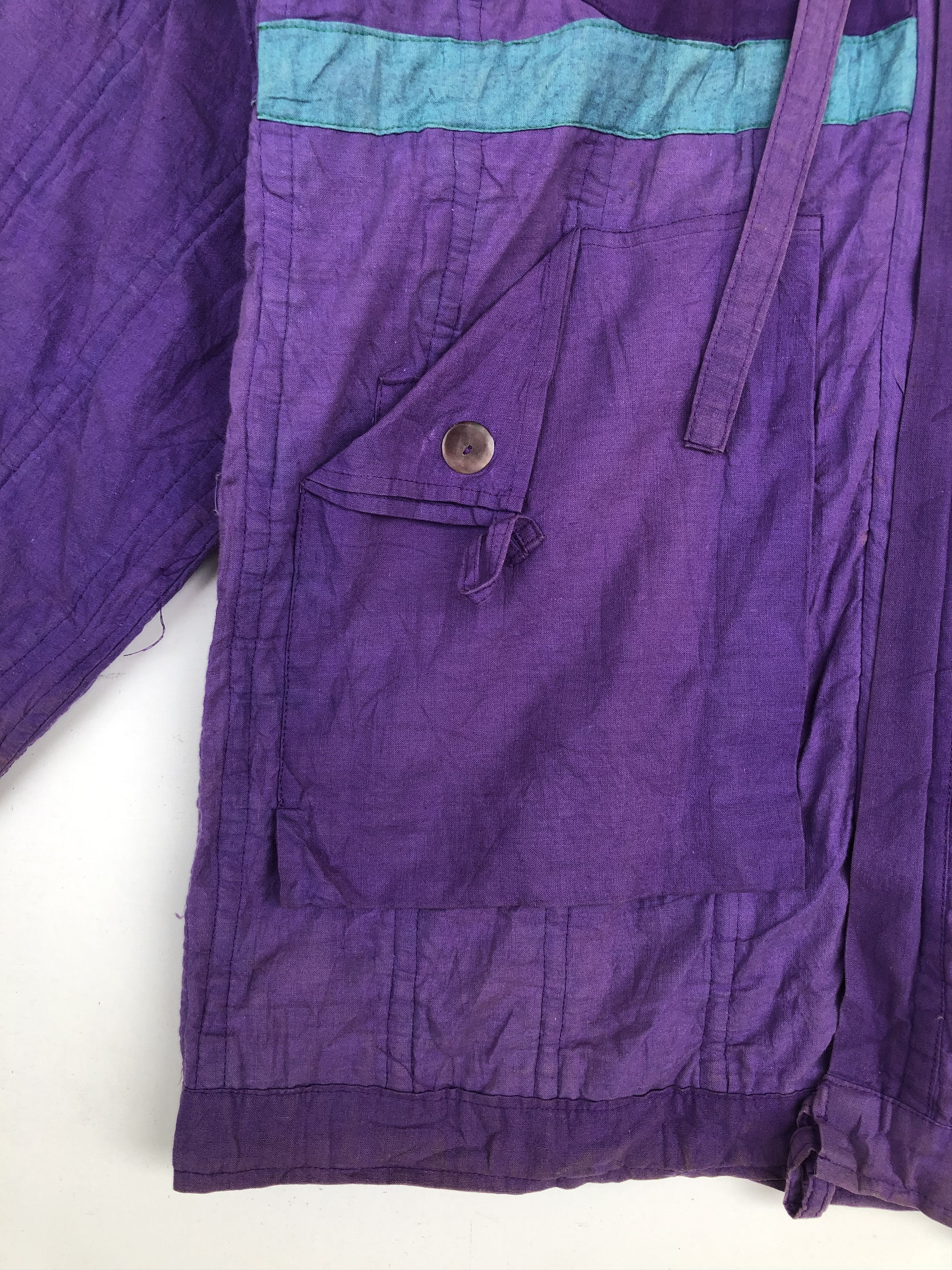 Japanese Brand × Vintage RARE VINTAGE CROSS PATTERN REVERSIBLE JACKET Size US L / EU 52-54 / 3 - 18 Thumbnail