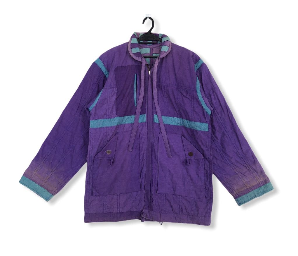 Japanese Brand × Vintage RARE VINTAGE CROSS PATTERN REVERSIBLE JACKET Size US L / EU 52-54 / 3 - 3 Thumbnail