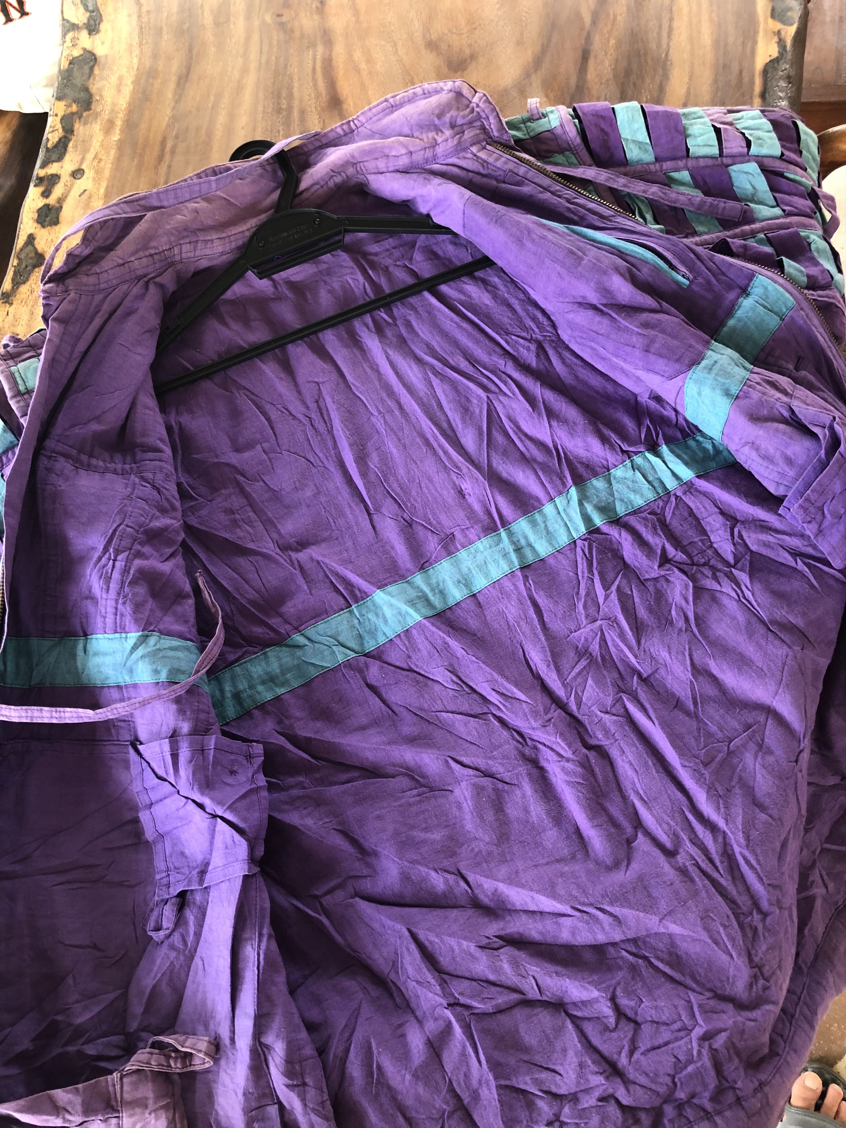 Japanese Brand × Vintage RARE VINTAGE CROSS PATTERN REVERSIBLE JACKET Size US L / EU 52-54 / 3 - 10 Thumbnail