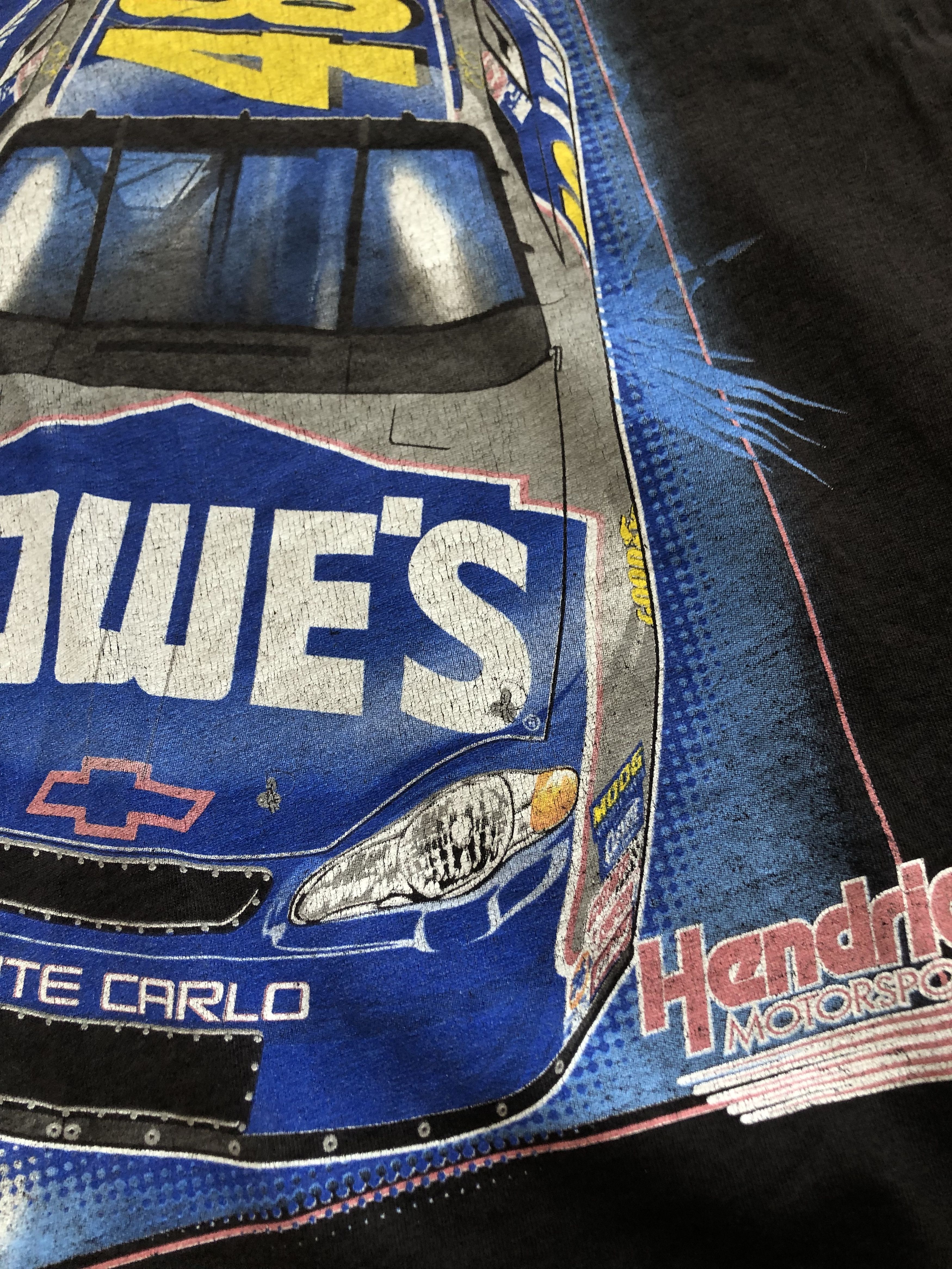 NASCAR × Vintage Jimmie Johnson Tee 48 Lowes Racing Team Blue hendrick Size US XL / EU 56 / 4 - 7 Thumbnail