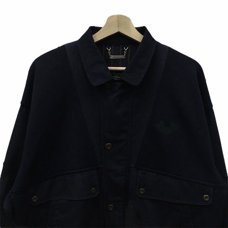 Burberry × Vintage Rare Vintage Burberrys Medium Logo Embroidery Jacket Size US L / EU 52-54 / 3 - 4 Thumbnail