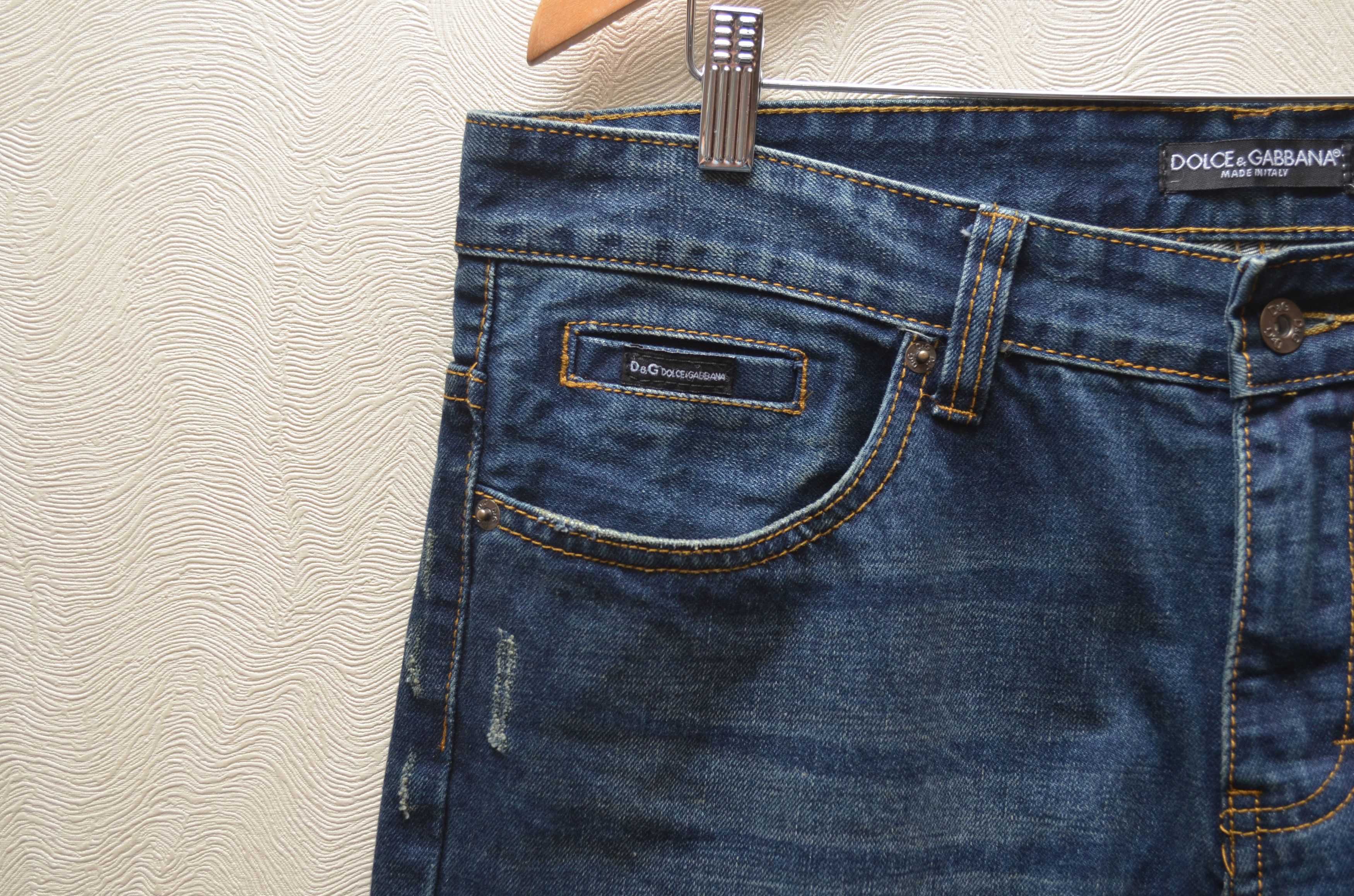 Dolce & Gabbana × Vintage Dolce & Gabbana Indigo Jeans Size W36 L34 RARE Vintage y2k Size US 36 / EU 52 - 3 Thumbnail