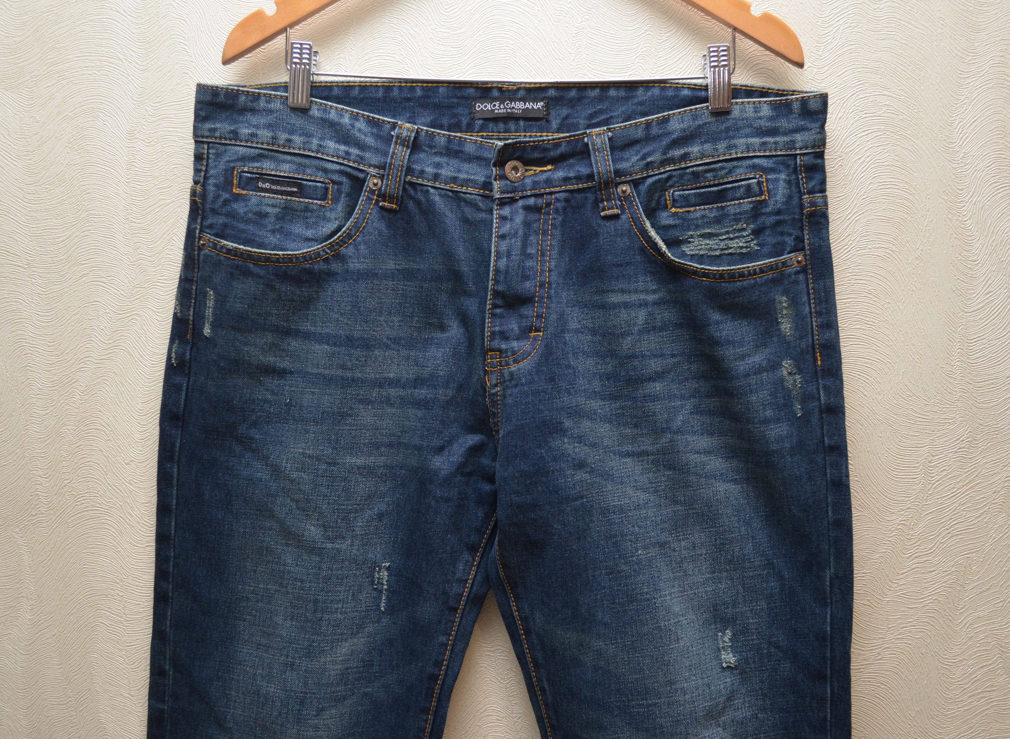 Dolce & Gabbana × Vintage Dolce & Gabbana Indigo Jeans Size W36 L34 RARE Vintage y2k Size US 36 / EU 52 - 2 Thumbnail