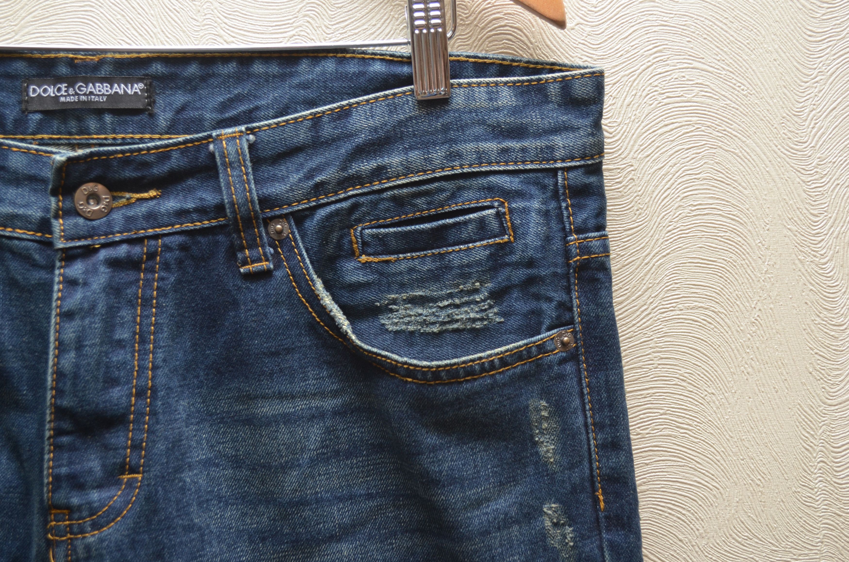 Dolce & Gabbana × Vintage Dolce & Gabbana Indigo Jeans Size W36 L34 RARE Vintage y2k Size US 36 / EU 52 - 5 Thumbnail