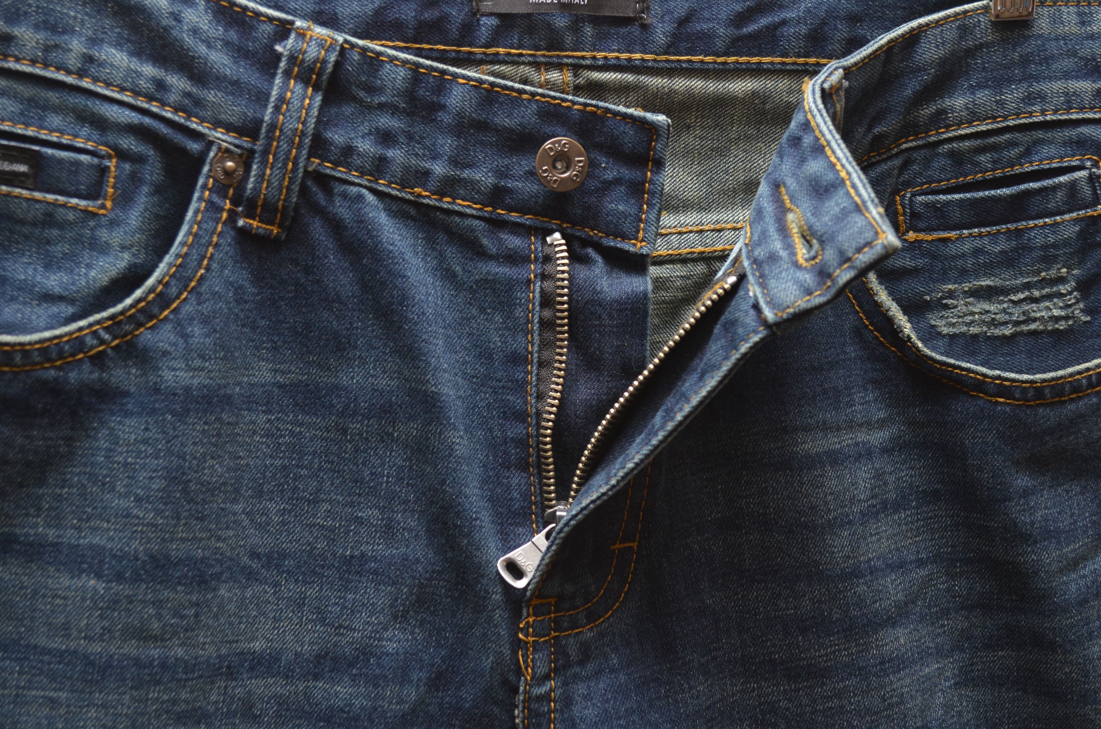 Dolce & Gabbana × Vintage Dolce & Gabbana Indigo Jeans Size W36 L34 RARE Vintage y2k Size US 36 / EU 52 - 6 Thumbnail
