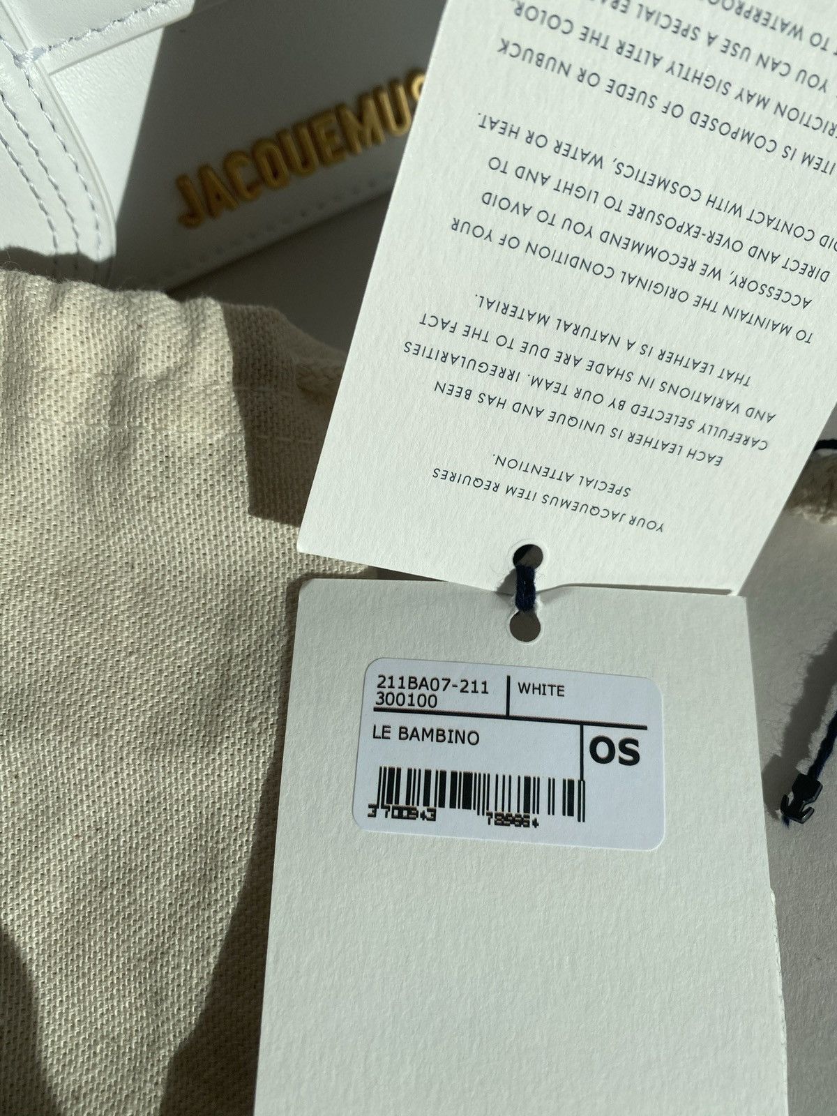 Jacquemus Jacquemus Bambino Leather Bag Size ONE SIZE - 7 Thumbnail