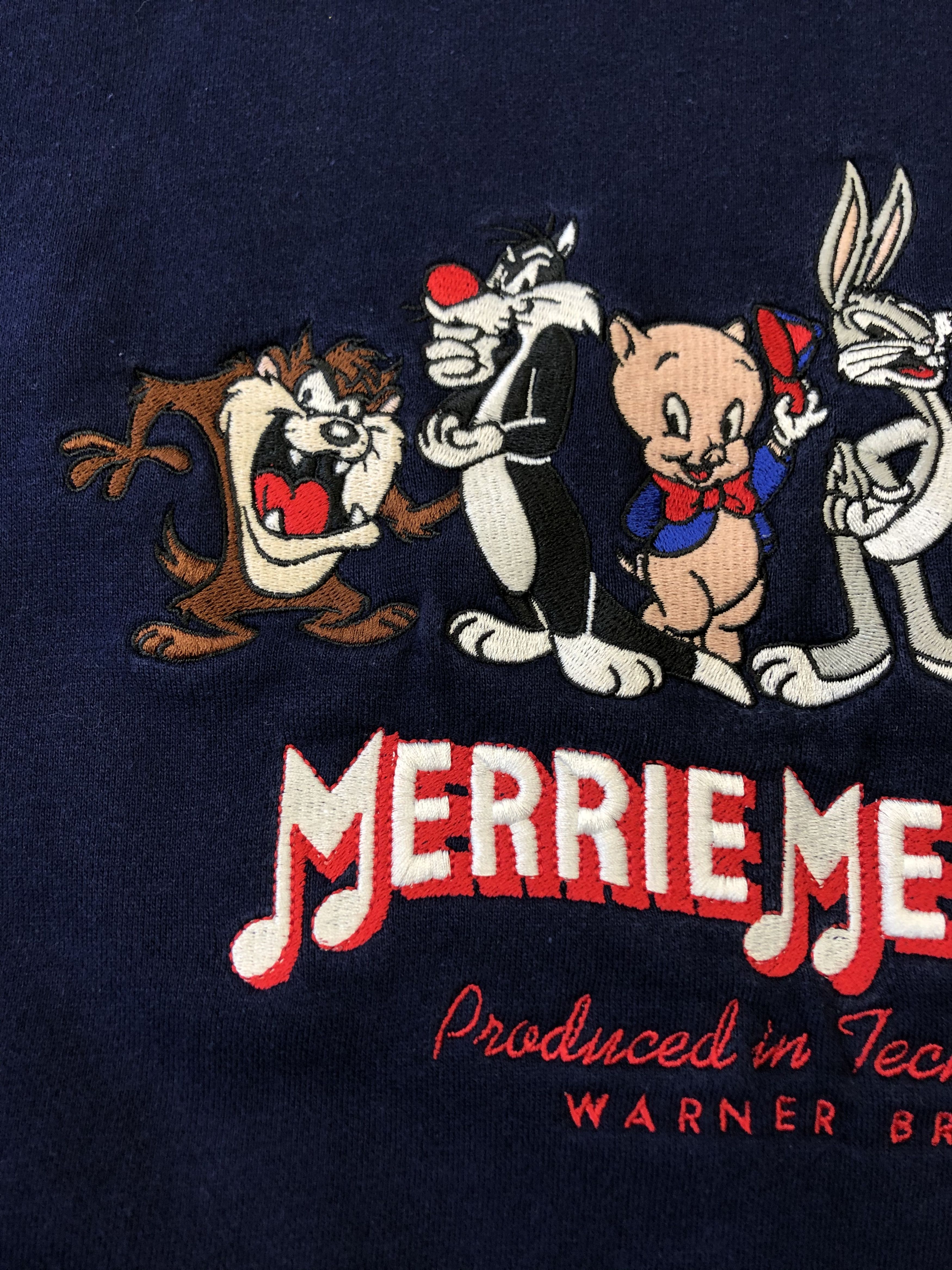 Cartoon Network × Vintage × Warner Bros Vintage 90's Warner Bros Merrie Melodies Sweatshirt y2k hype Size US M / EU 48-50 / 2 - 3 Thumbnail