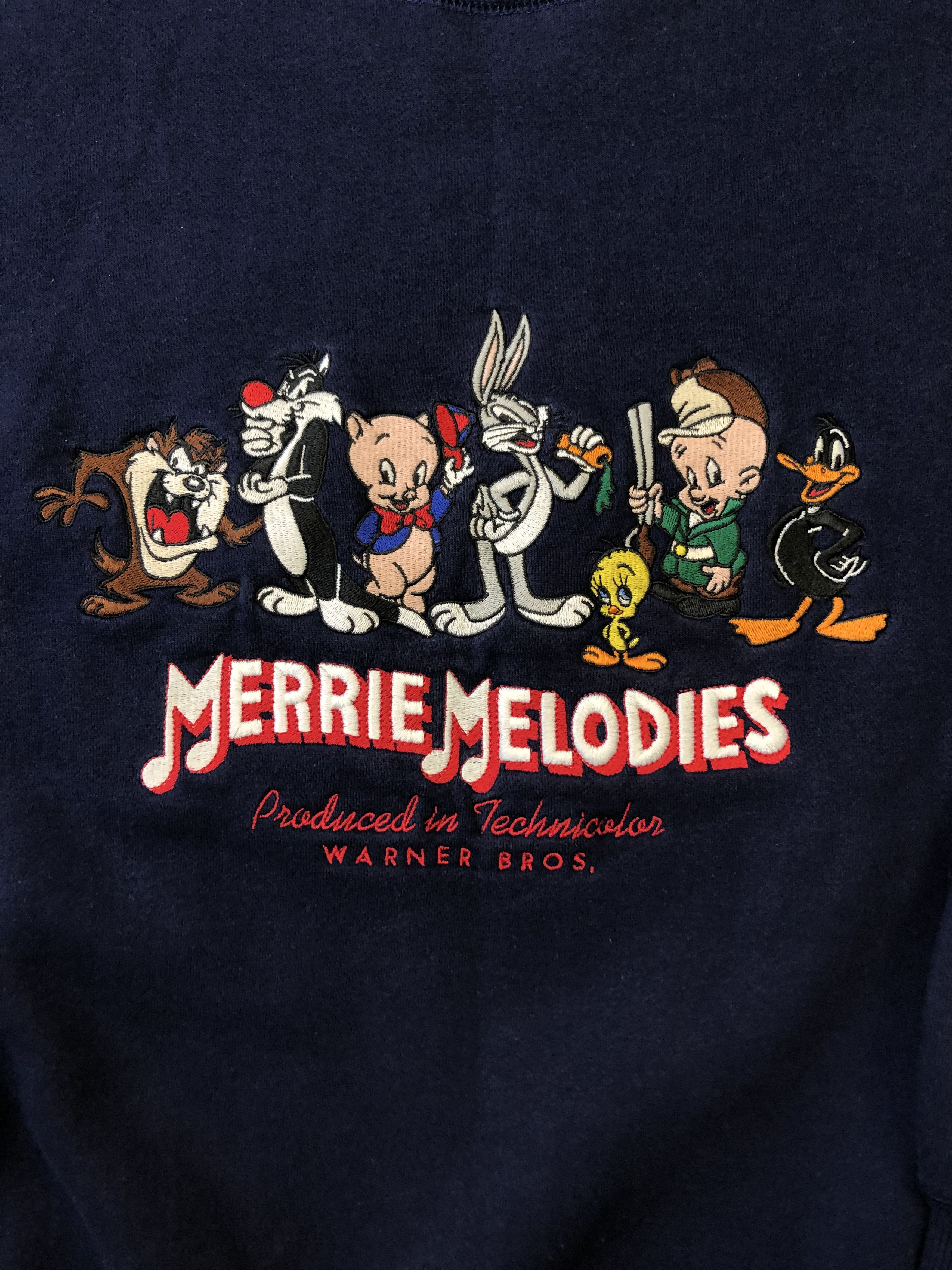 Cartoon Network × Vintage × Warner Bros Vintage 90's Warner Bros Merrie Melodies Sweatshirt y2k hype Size US M / EU 48-50 / 2 - 2 Thumbnail