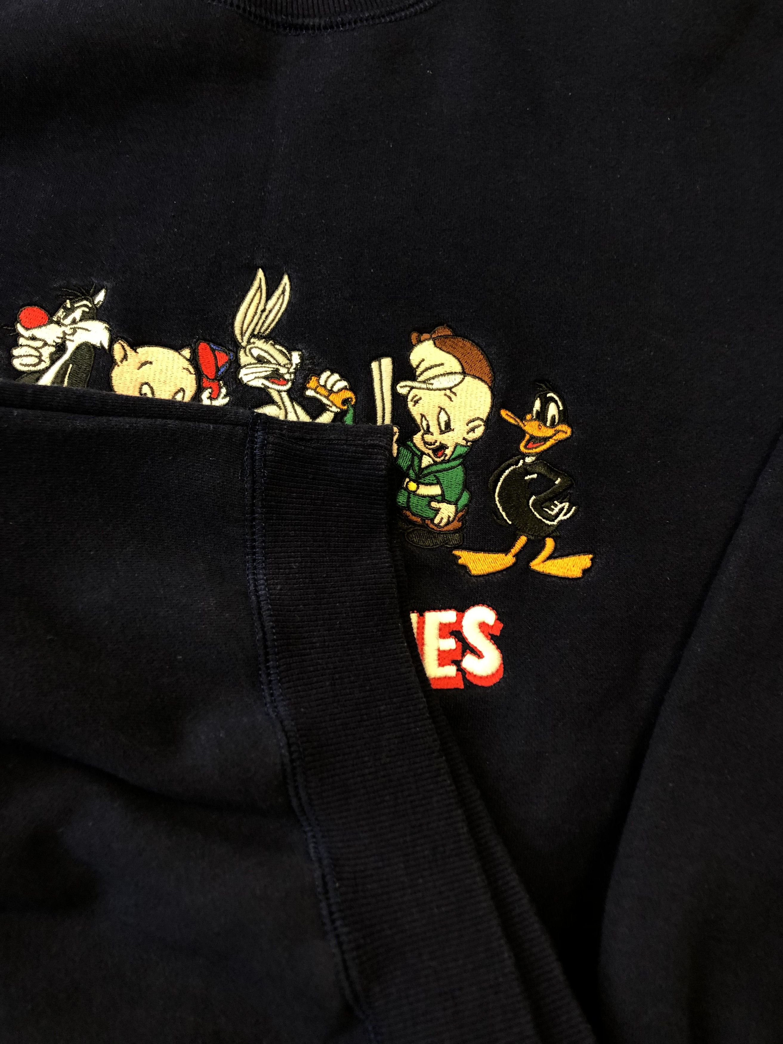 Cartoon Network × Vintage × Warner Bros Vintage 90's Warner Bros Merrie Melodies Sweatshirt y2k hype Size US M / EU 48-50 / 2 - 6 Thumbnail