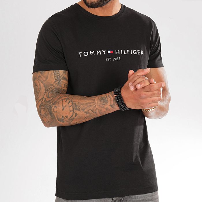 Tommy Hilfiger Tommy Hilfiger Cotton Big Logo Tee Shirt Made in Vietnam ...