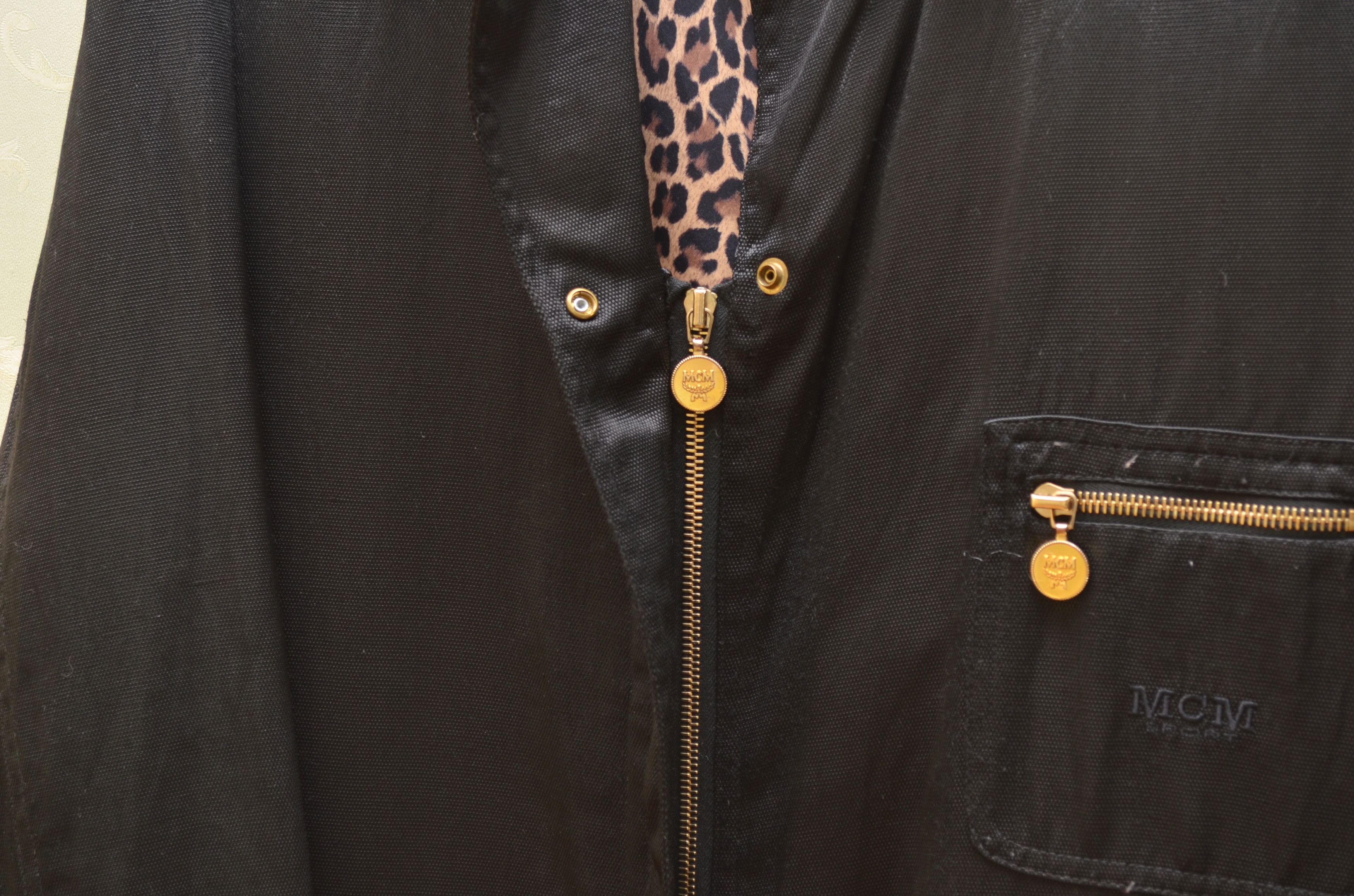 MCM × Vintage MCM Sports Legere Womens Vintage Logo Jacket 90s y2k Size M / US 6-8 / IT 42-44 - 11 Thumbnail