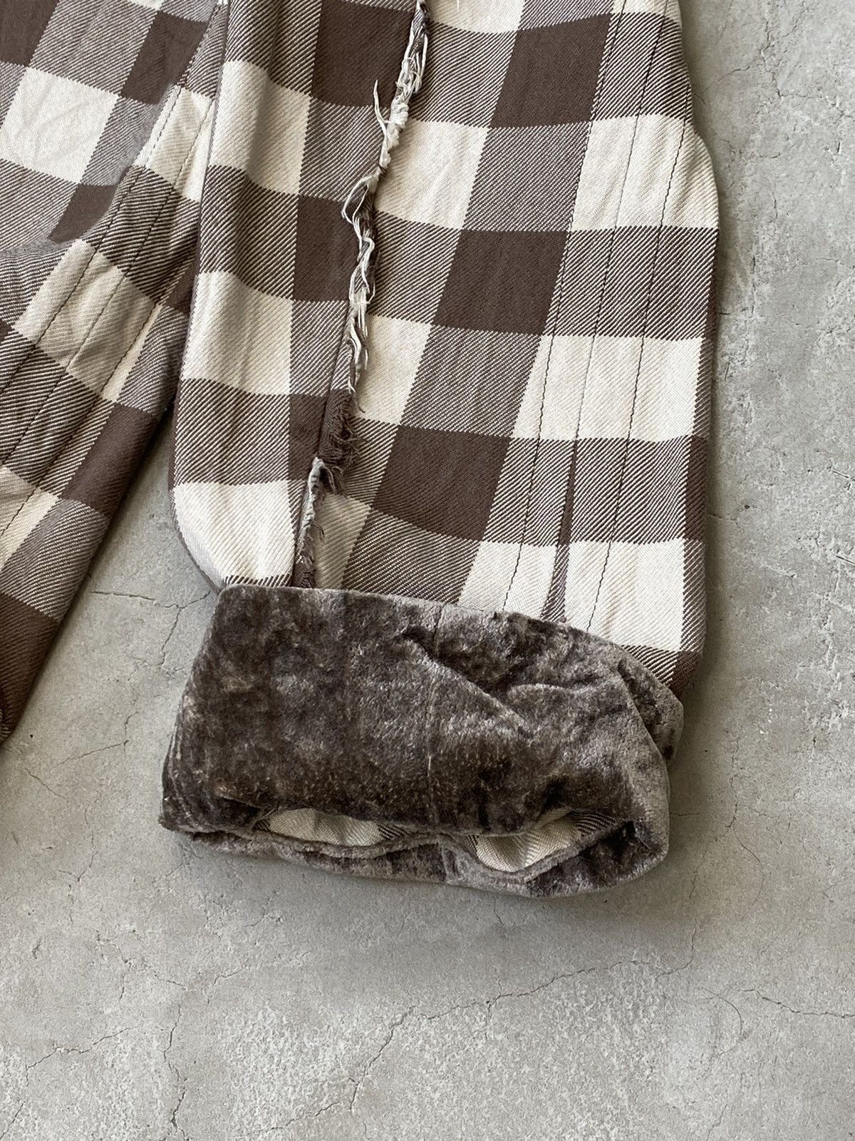 Takahiromiyashita The Soloist. Soloist Raw Edge & Velvet Pullover Top Size US M / EU 48-50 / 2 - 10 Thumbnail