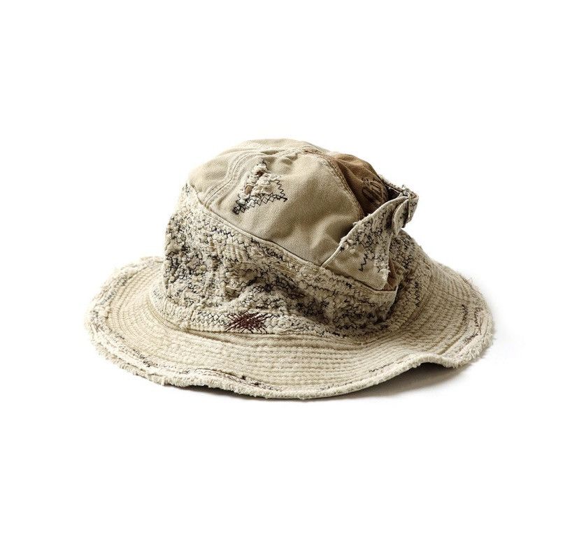 Kapital Kapital chino old man and sea hat crash remake Size ONE SIZE - 2 Thumbnail