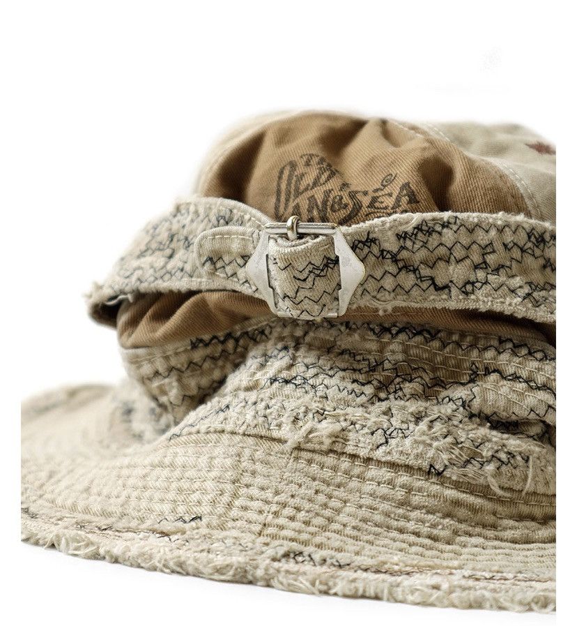 Kapital Kapital chino old man and sea hat crash remake Size ONE SIZE - 5 Thumbnail