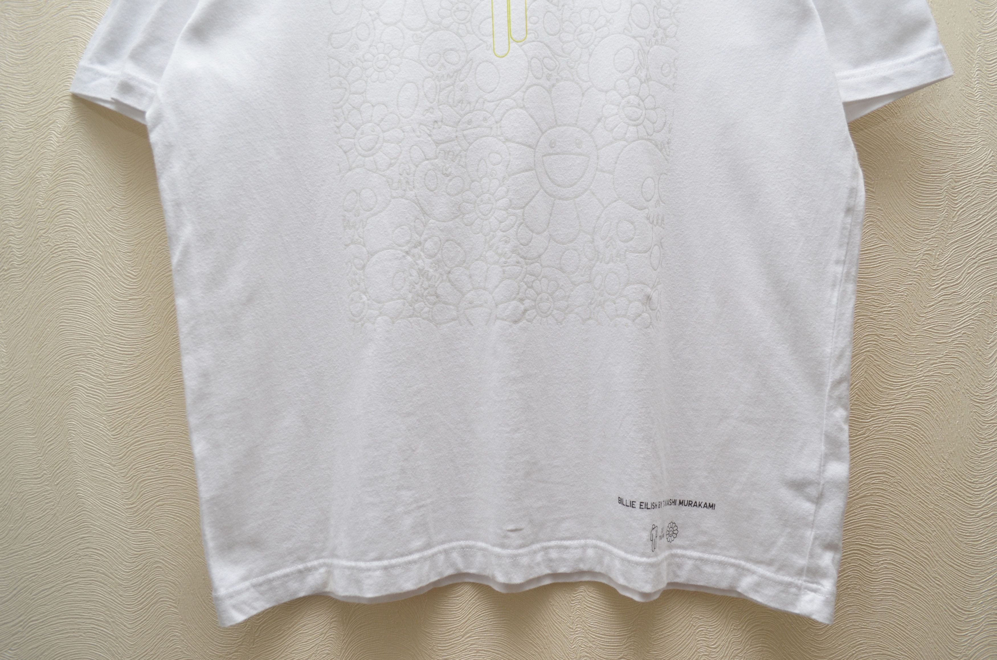 Billie Eilish × Takashi Murakami × Uniqlo Uniqlo Takashi Murakami White Logo T Shirt Size US S / EU 44-46 / 1 - 3 Thumbnail