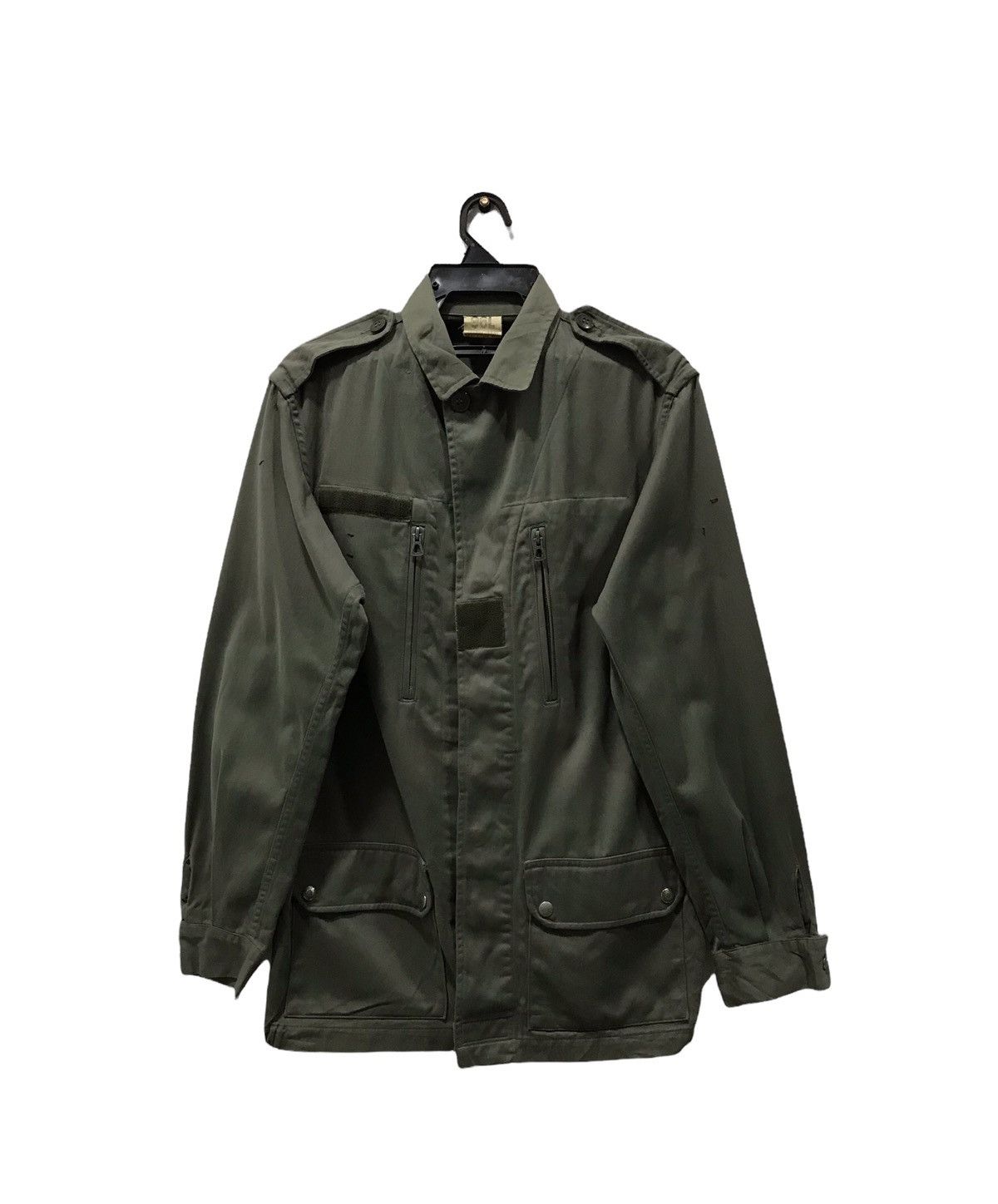 image of Vintage 96L Vetifler Flers 1986 Jacket in Dark Green, Men's (Size Medium)