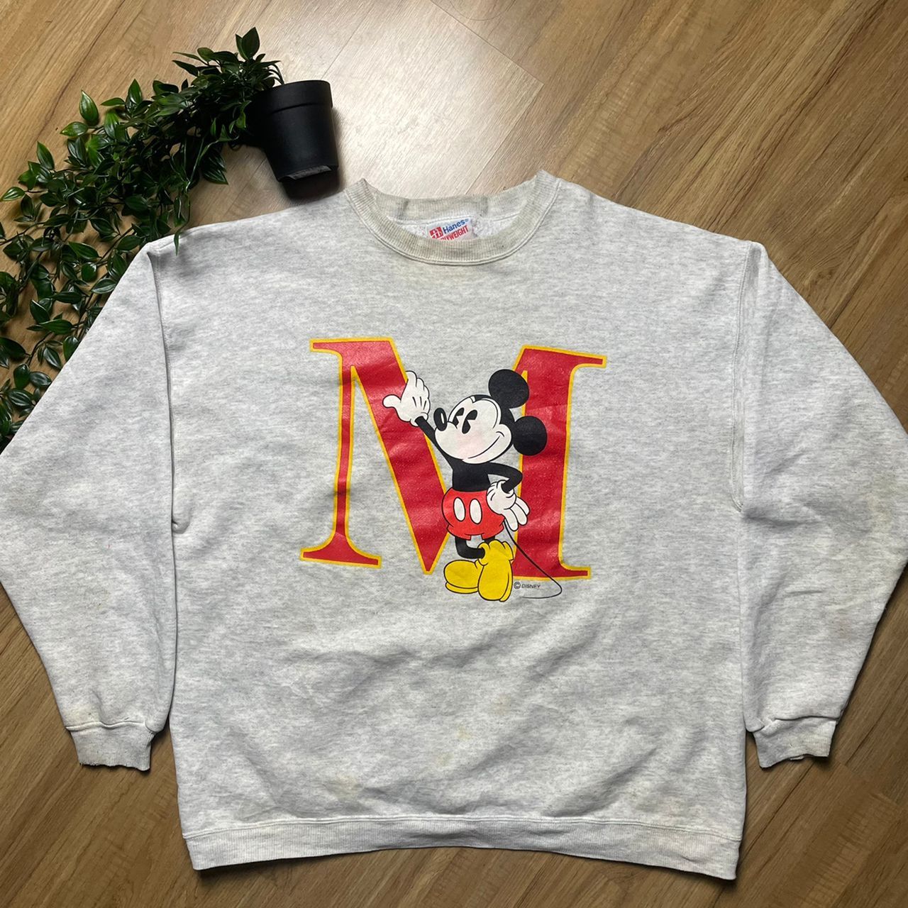 Vintage 90’s Sweatshirt Disney Mickey University Big Print