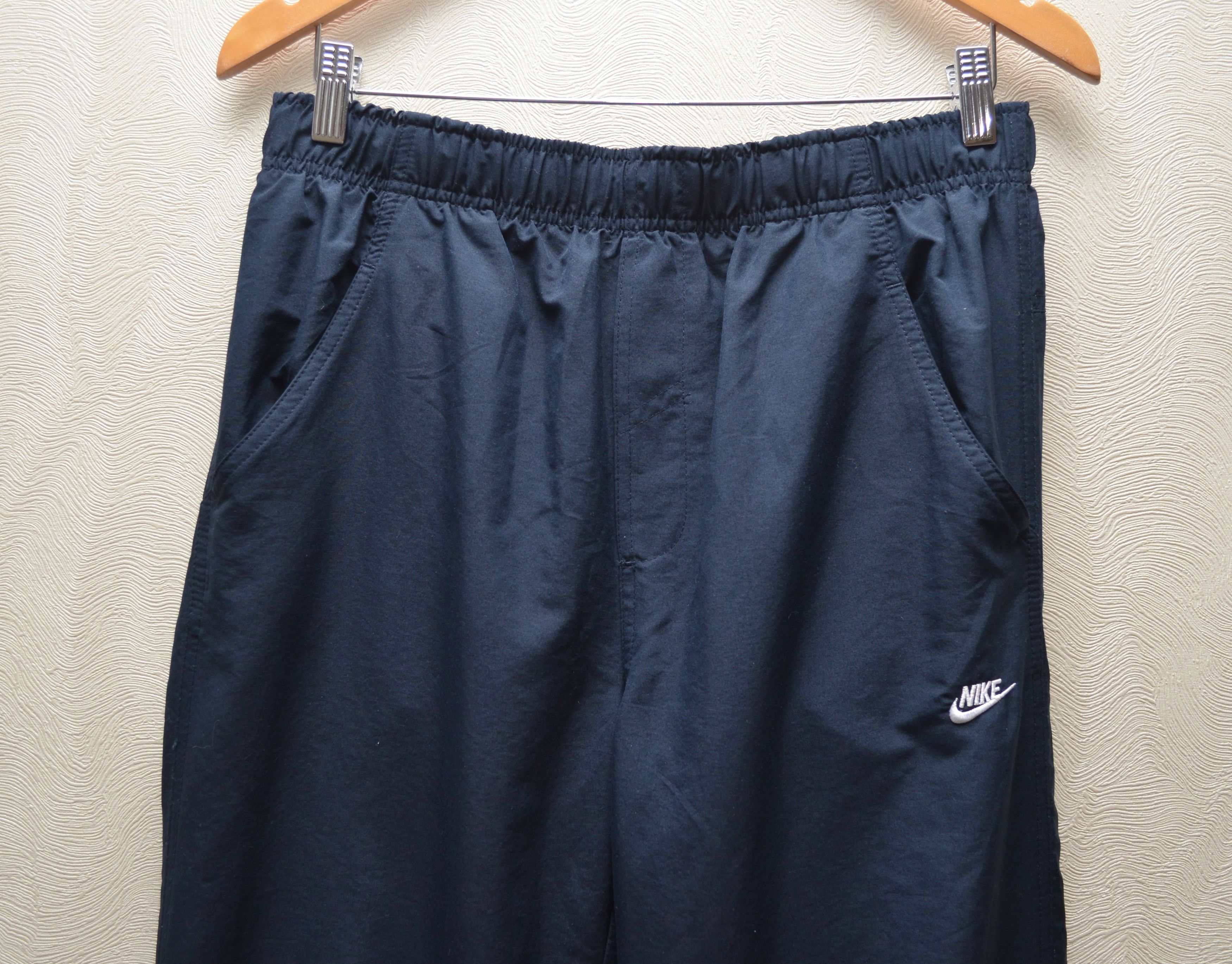 Nike × Vintage Vintage Nike Nylon Track Pants Embroided Logo Swoosh sz М Size US 32 / EU 48 - 2 Thumbnail