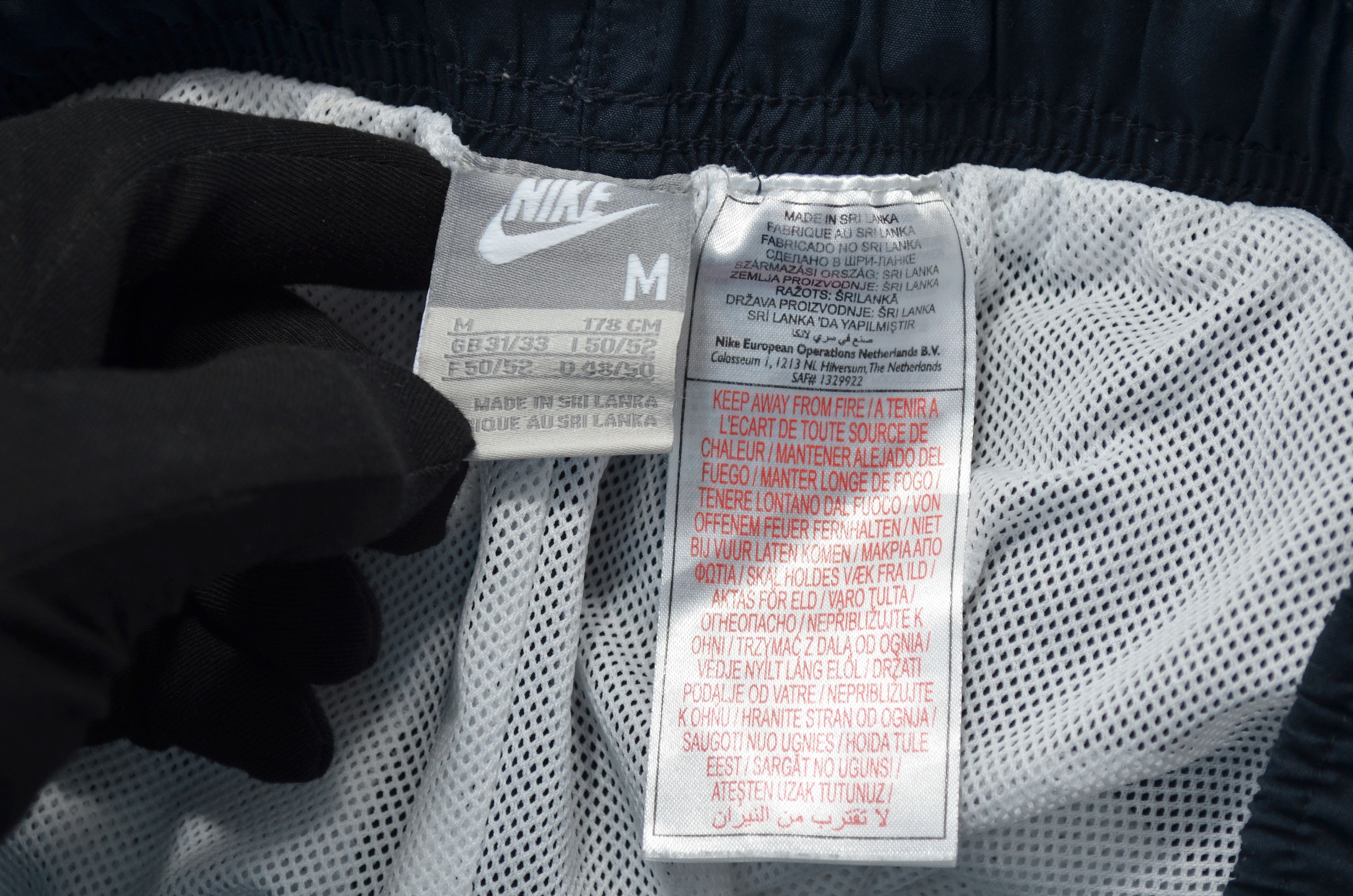 Nike × Vintage Vintage Nike Nylon Track Pants Embroided Logo Swoosh sz М Size US 32 / EU 48 - 9 Thumbnail