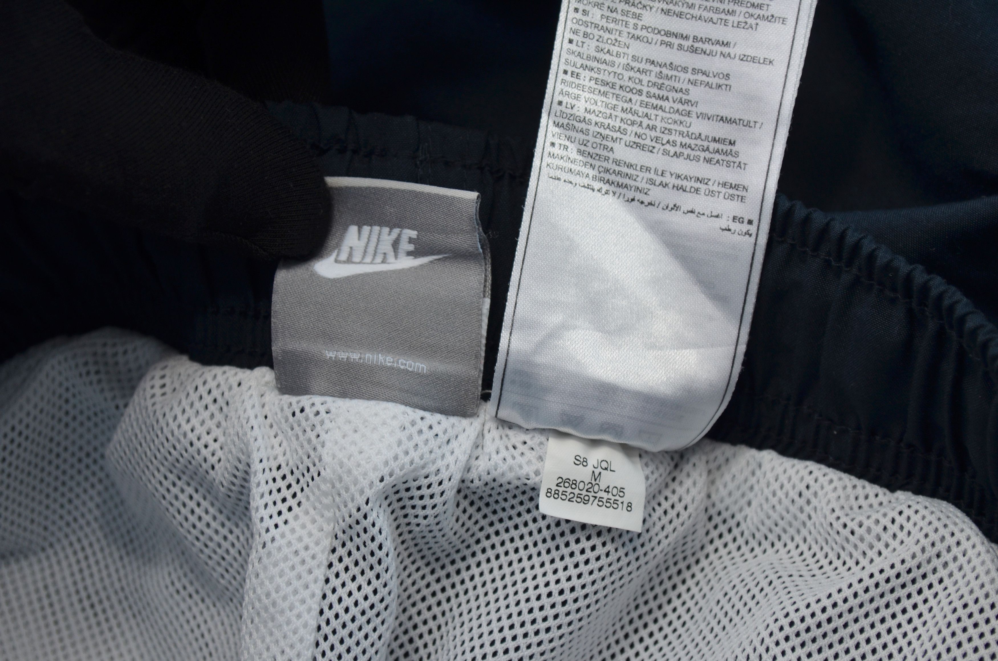 Nike × Vintage Vintage Nike Nylon Track Pants Embroided Logo Swoosh sz М Size US 32 / EU 48 - 10 Thumbnail