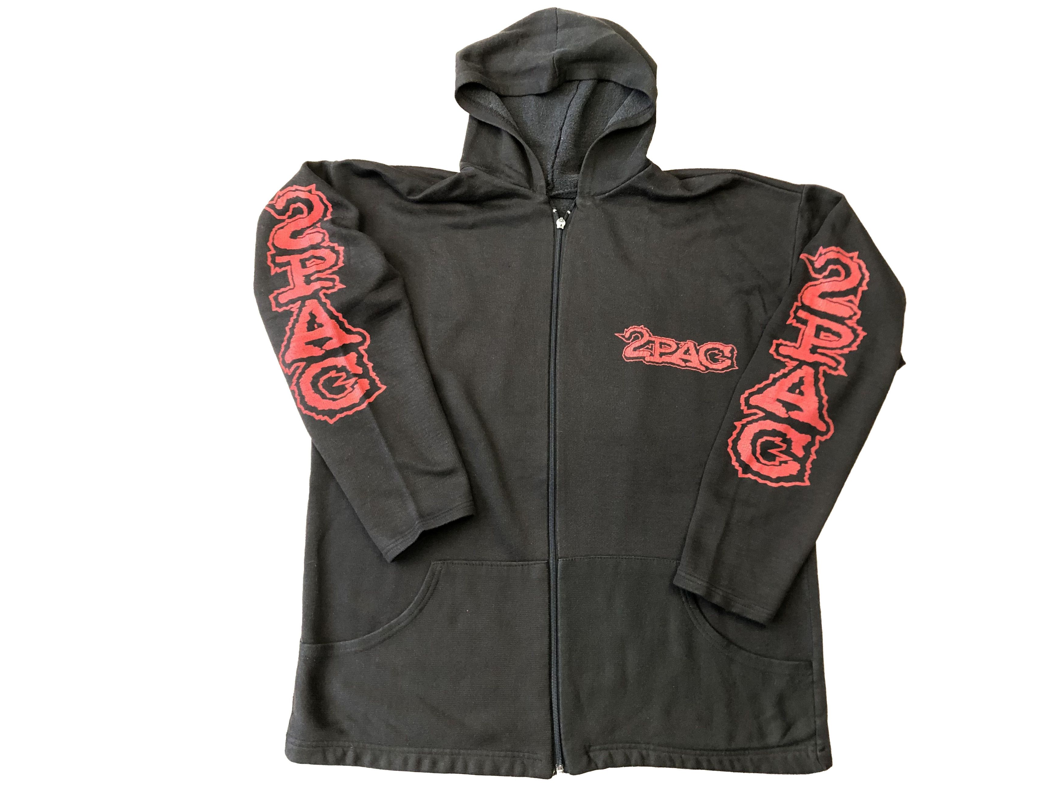 Band Tees Vintage 90's 2pac Hoodie Jacket Shakur Notorius Two Pac Size US L / EU 52-54 / 3 - 2 Thumbnail