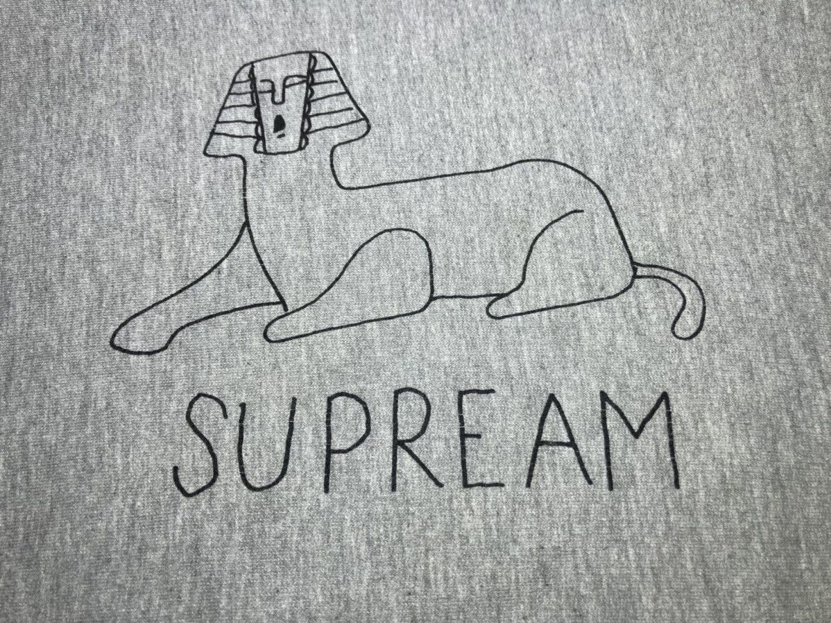 Supreme SS13 Supreme Gonz Schminx Sweatshirt Small Gray Sphinx 2013 Size US S / EU 44-46 / 1 - 7 Thumbnail
