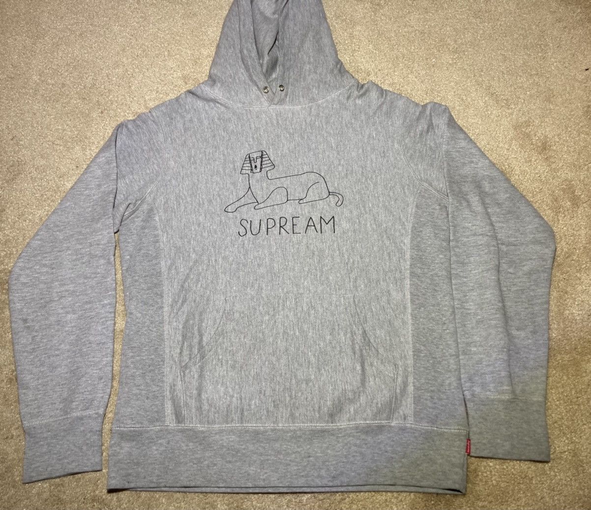 Supreme SS13 Supreme Gonz Schminx Sweatshirt Small Gray Sphinx 2013 Size US S / EU 44-46 / 1 - 2 Thumbnail