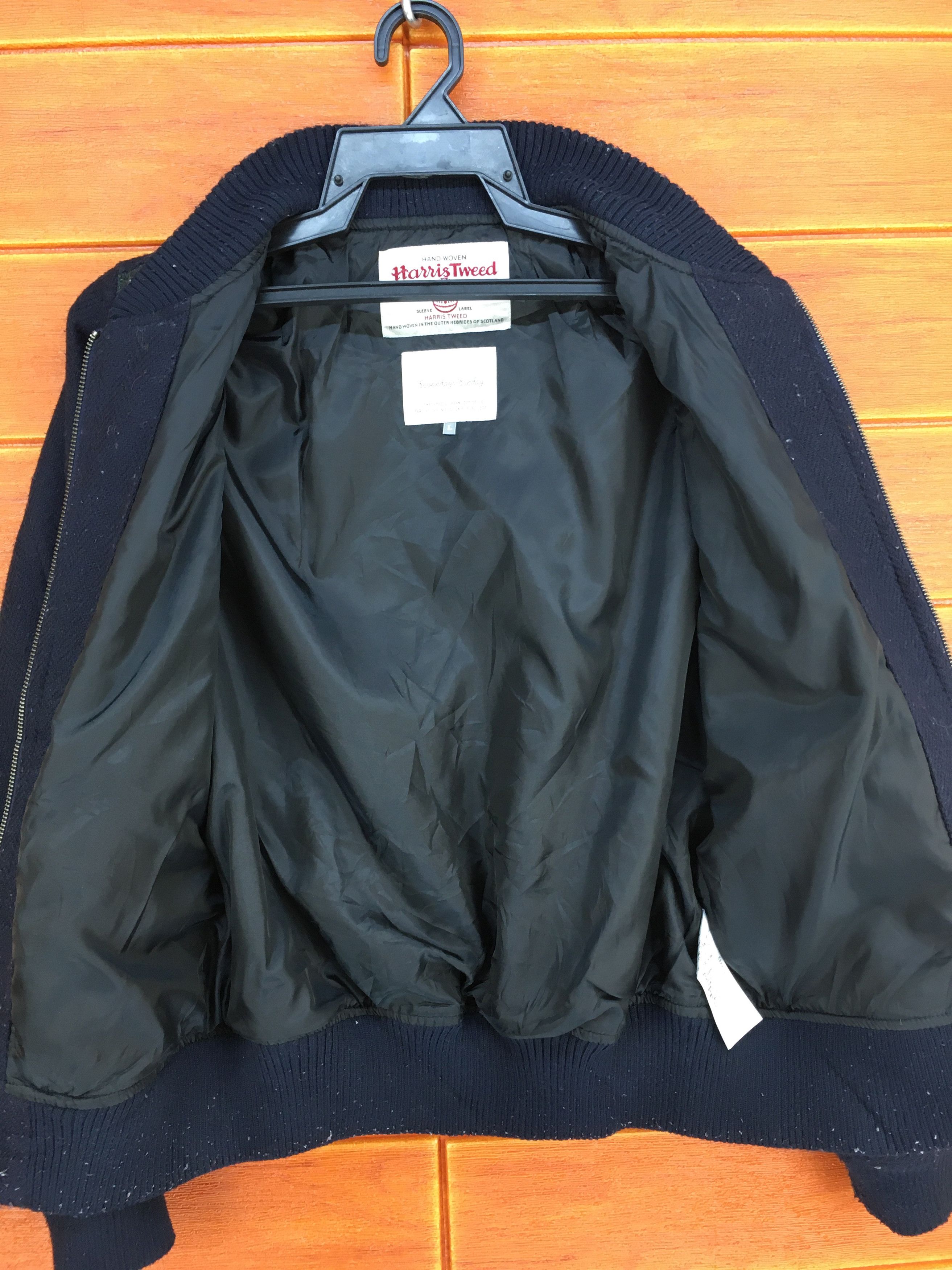 Harris Tweed HARRIS TWEED Wool Blend Bomber Jacket Size US M / EU 48-50 / 2 - 10 Thumbnail