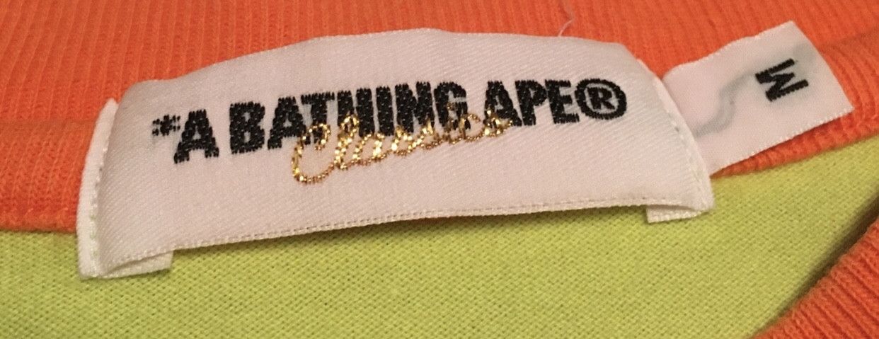 Bape Bape long sleeve raglan tee shirt Size US M / EU 48-50 / 2 - 6 Thumbnail