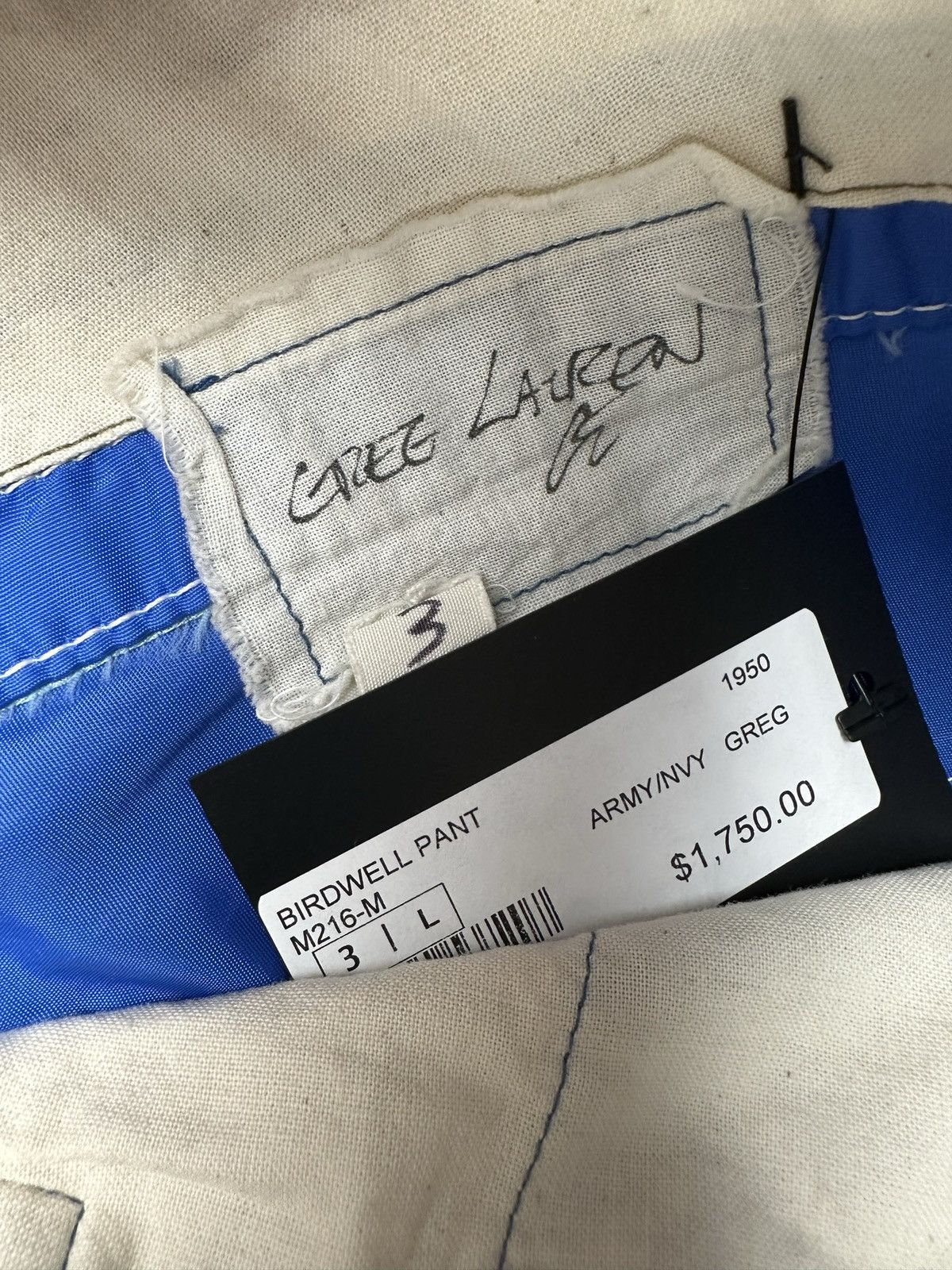 Greg Lauren Army/Birdwell Pant Size US 32 / EU 48 - 3 Thumbnail