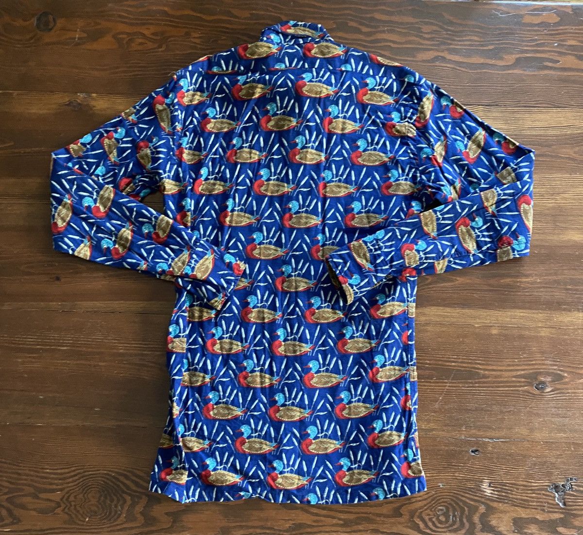 Vintage Vintage 60’s Ducks All Over Long Sleeve Button Up Size US XS / EU 42 / 0 - 8 Thumbnail