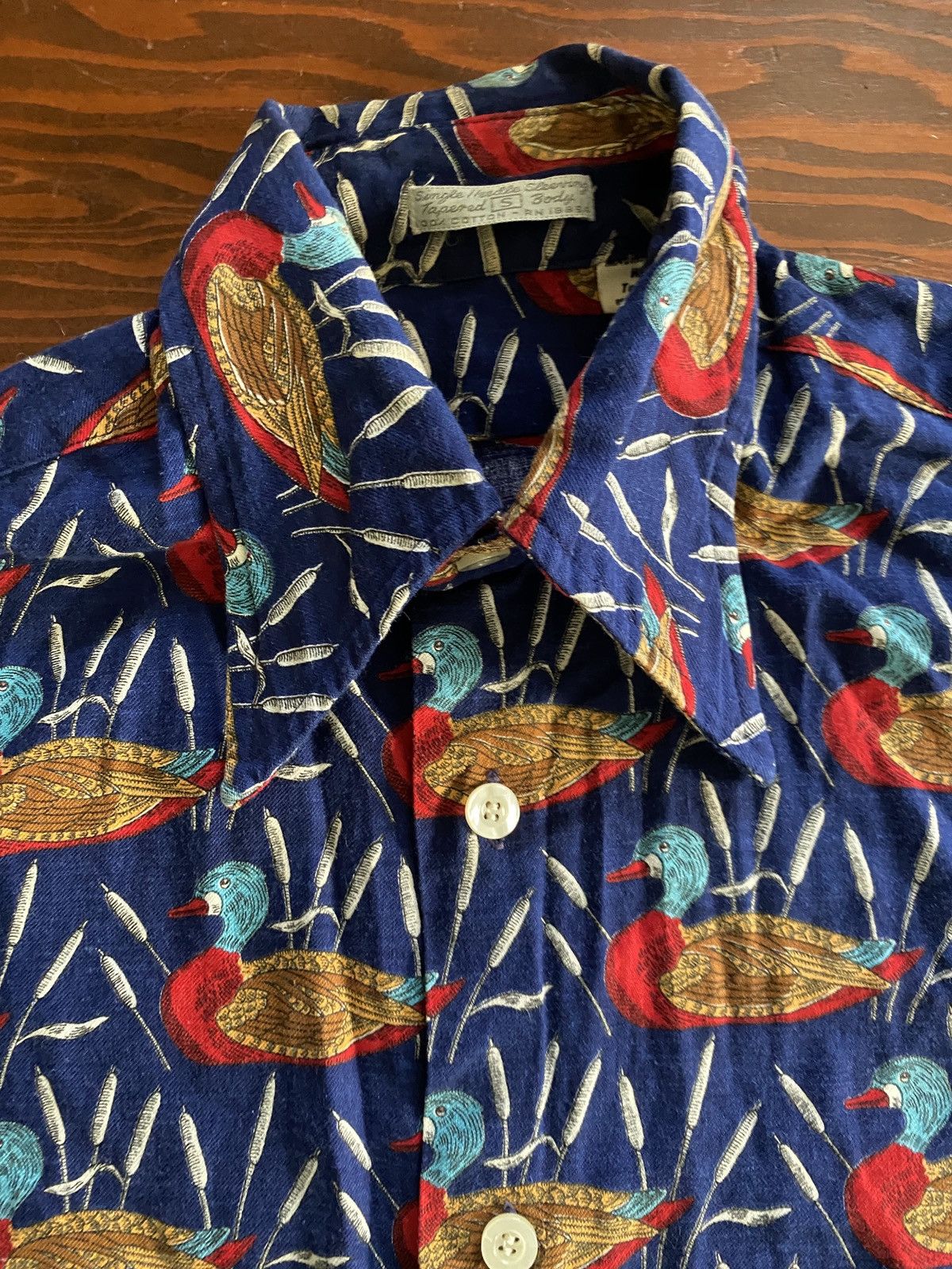 Vintage Vintage 60’s Ducks All Over Long Sleeve Button Up Size US XS / EU 42 / 0 - 3 Thumbnail