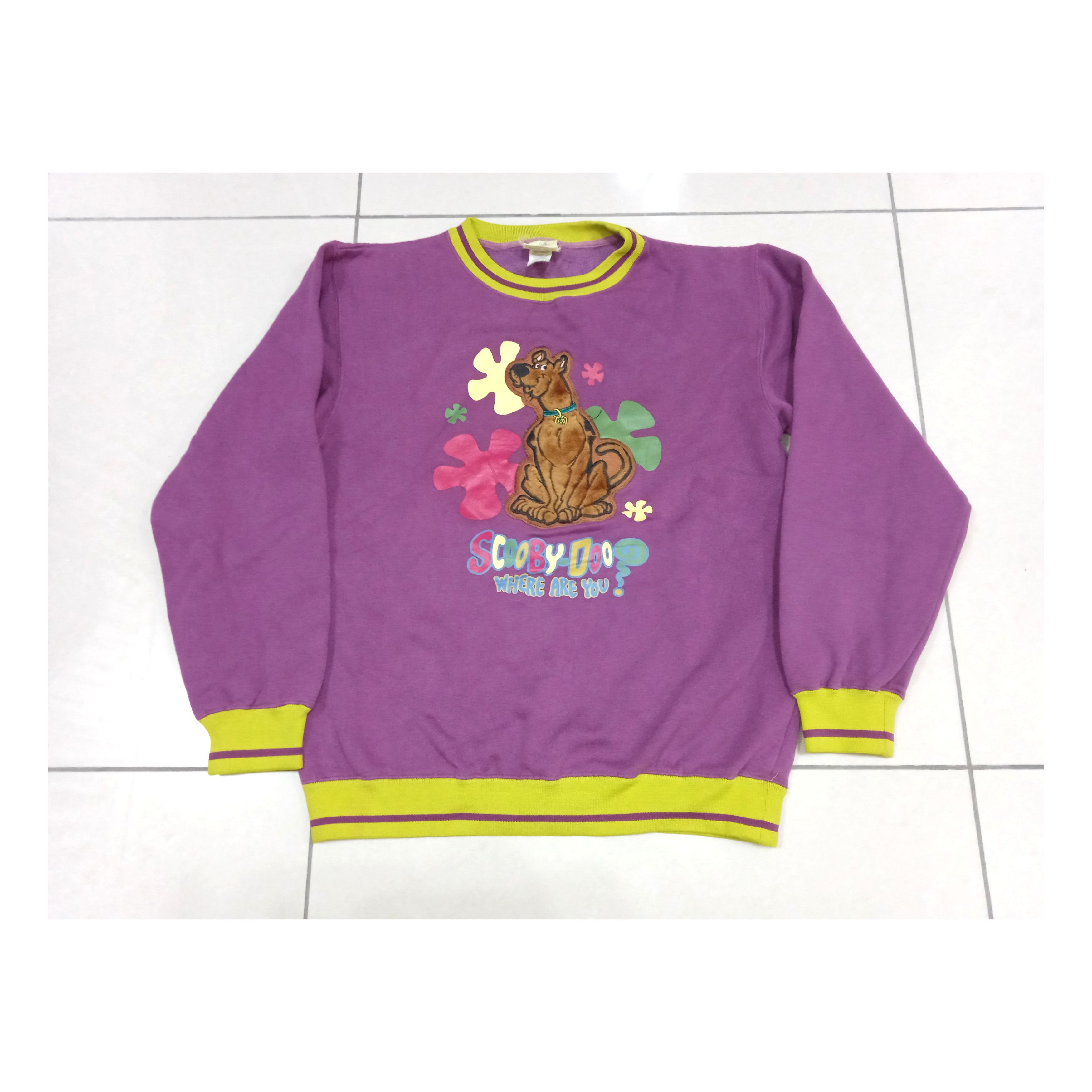 image of Movie x Vintage 90's Scooby Doo Sweatshirt, Men's (Size Medium)