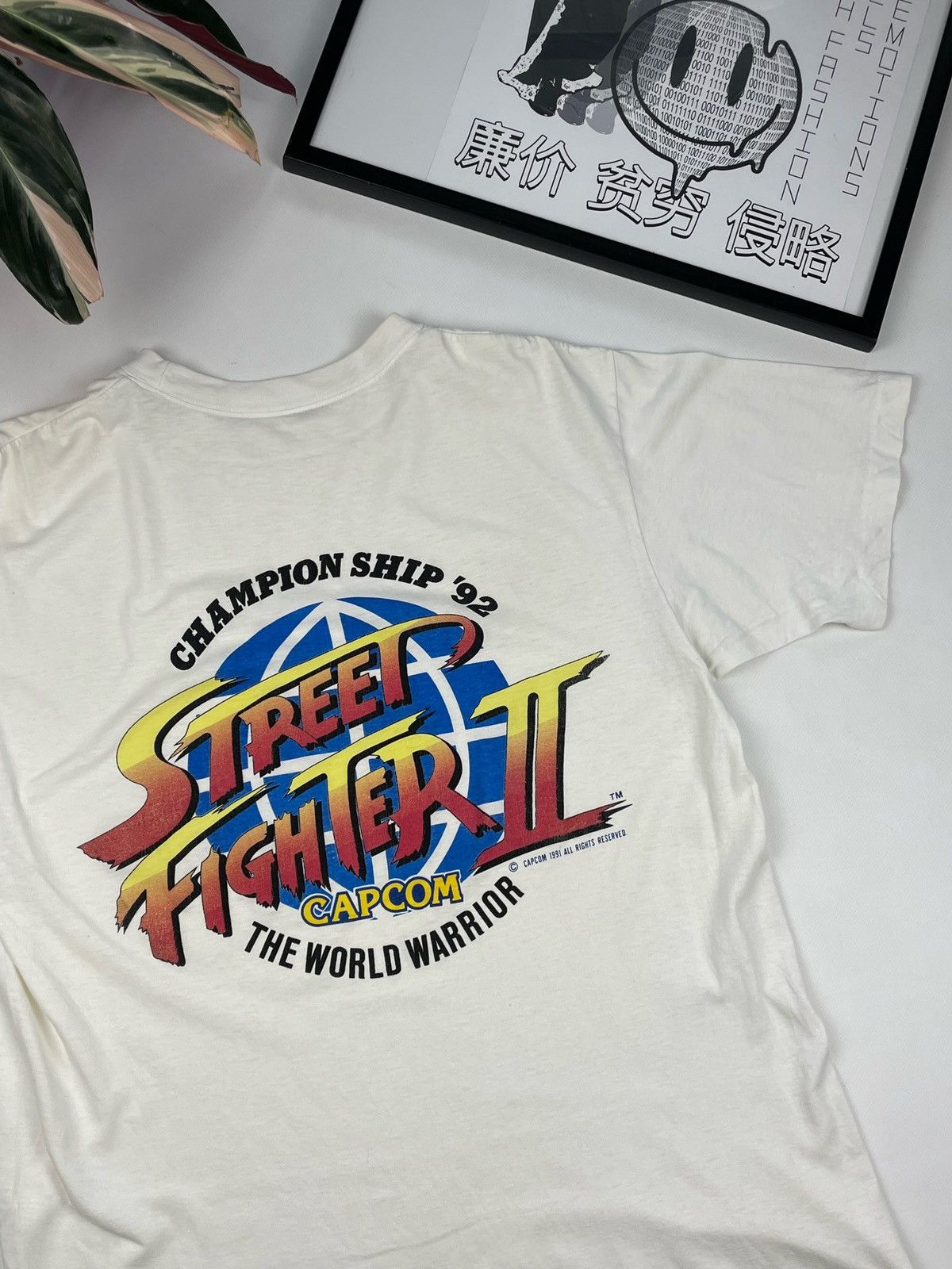 Playstation × Vintage Vintage street fighter Namco Promo Tee Shirt Size US XL / EU 56 / 4 - 2 Thumbnail