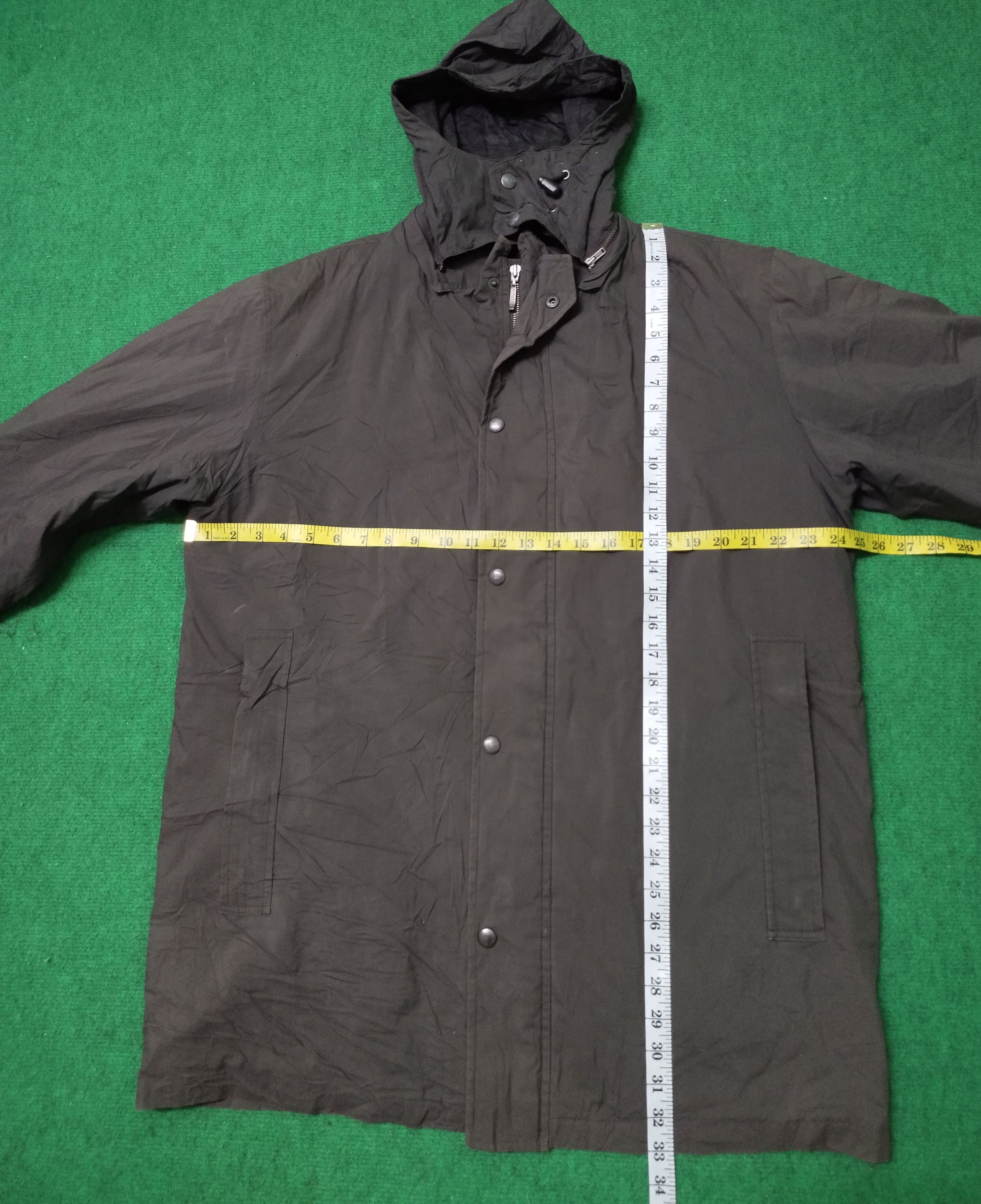 Burberry Vintage Men's Burberry Trench Coat Hoodie Jacket Sun Faded Size US XL / EU 56 / 4 - 22 Thumbnail