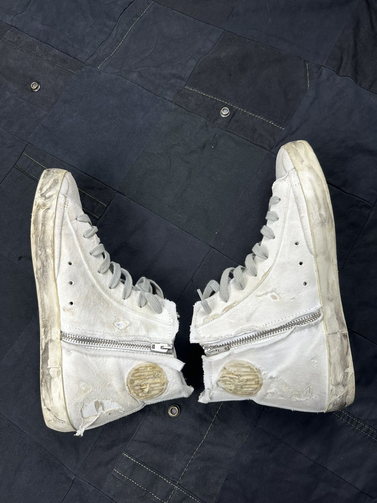 Golden Goose GGDB Francy Distressed Sneaker Size US 8 / EU 41 - 4 Thumbnail