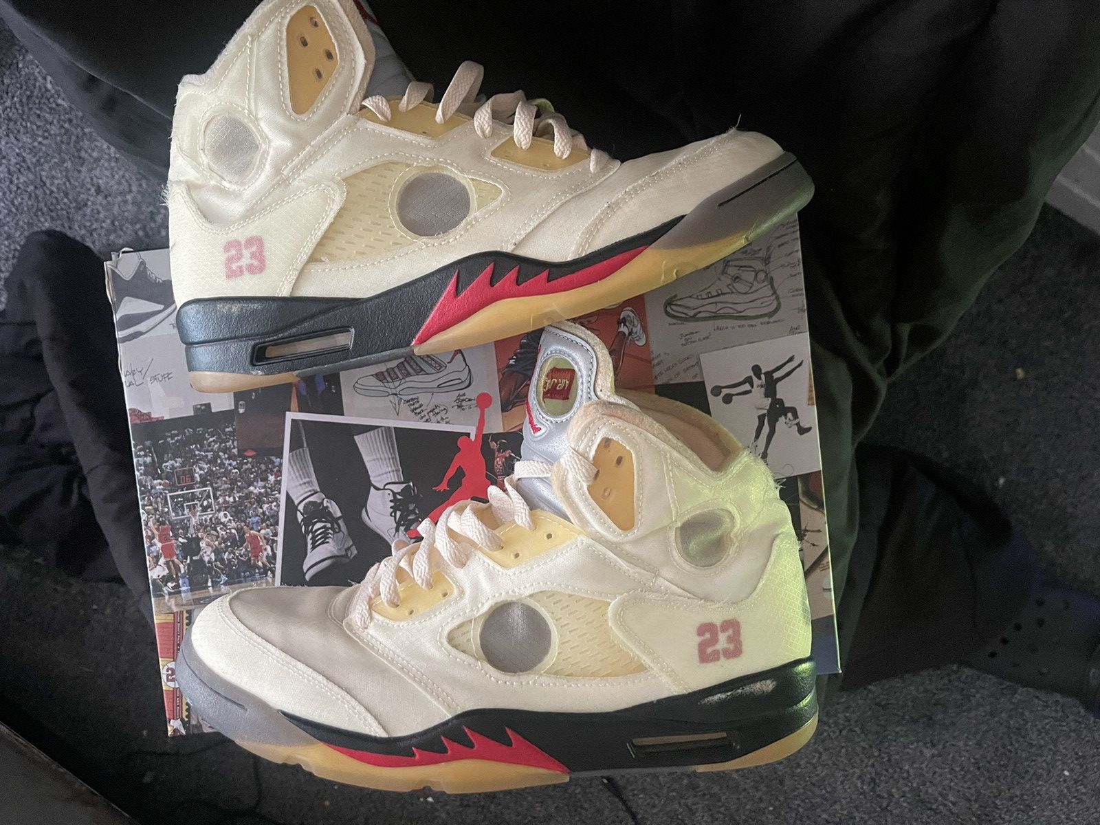 Jordan Brand Jordan 5 Retro Off White Sail Grailed