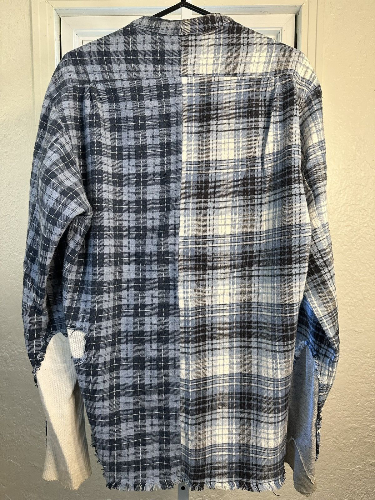 Greg Lauren 50/50 Flannel Studio Shirt Size US M / EU 48-50 / 2 - 5 Thumbnail