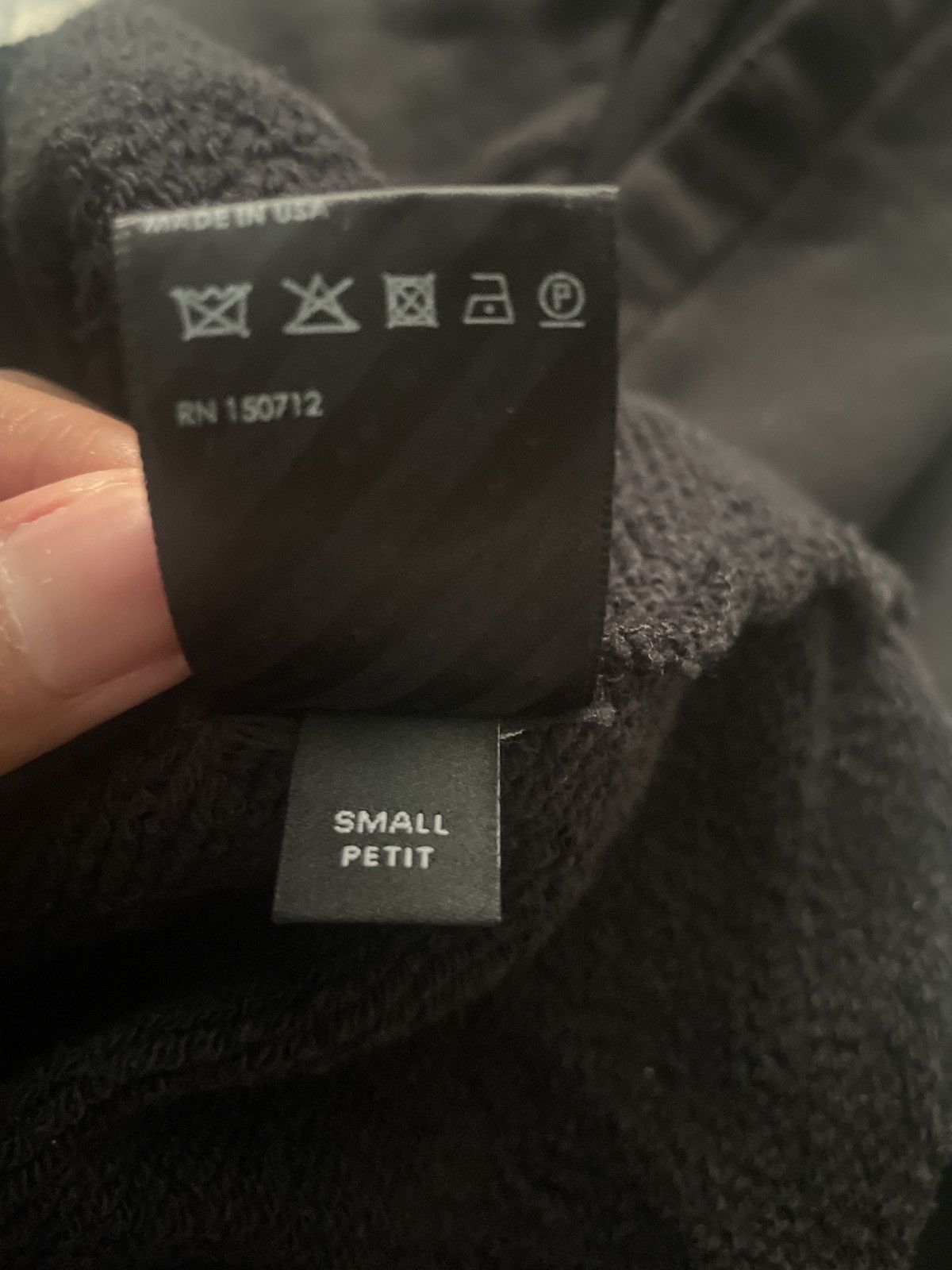 Black amiri pullover