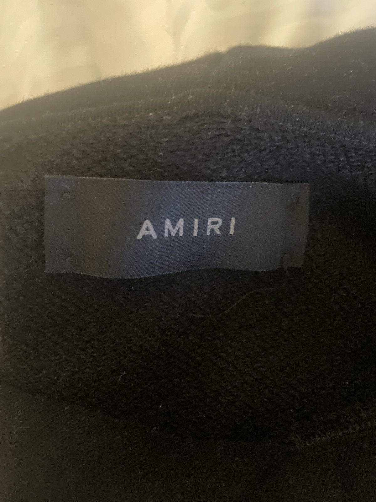 Black amiri pullover