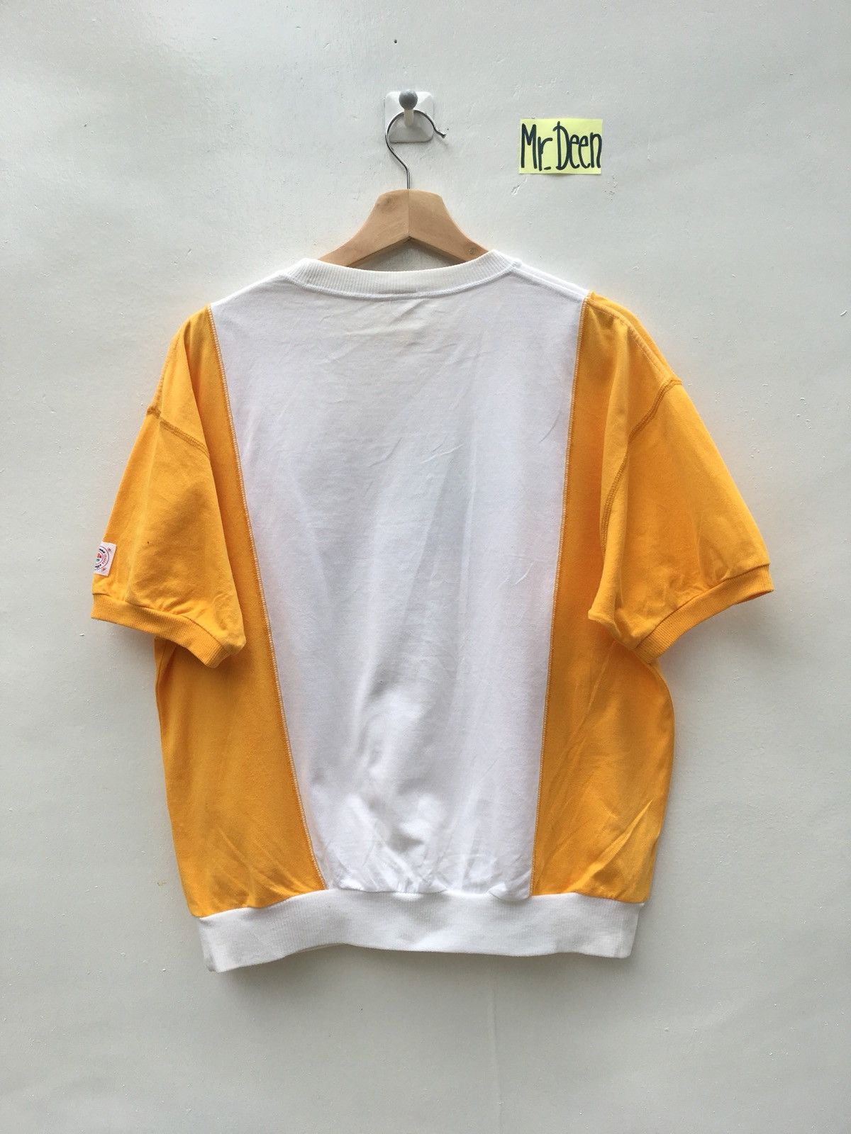 Ellesse Vintage 90s KNITWEAR ELLESSE SPELLOUT LOGO Short Sleeve Size US M / EU 48-50 / 2 - 7 Thumbnail