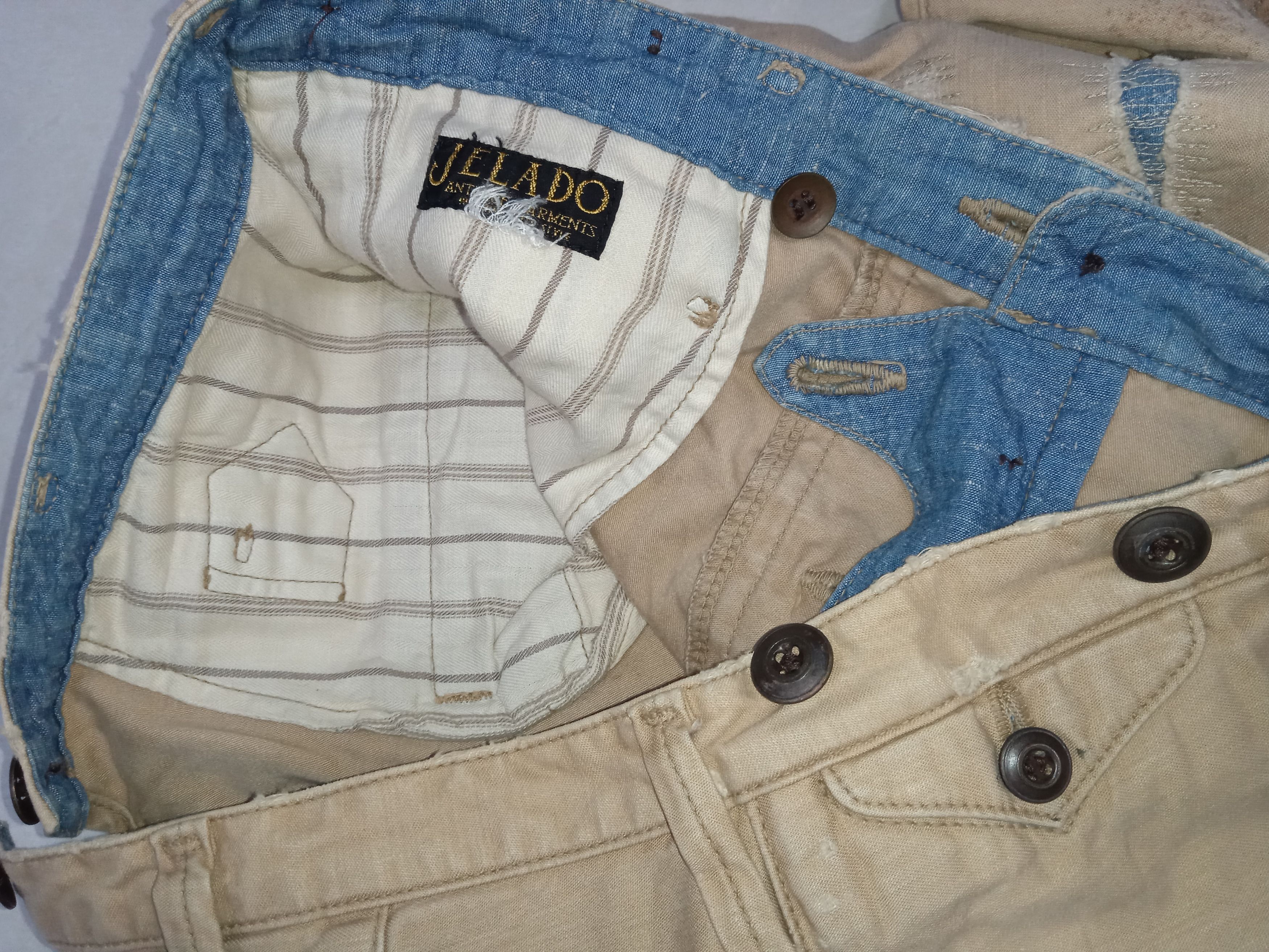 Japanese Brand × Jelado Jelado Patchwork Officer Pants Size US 33 - 5 Thumbnail